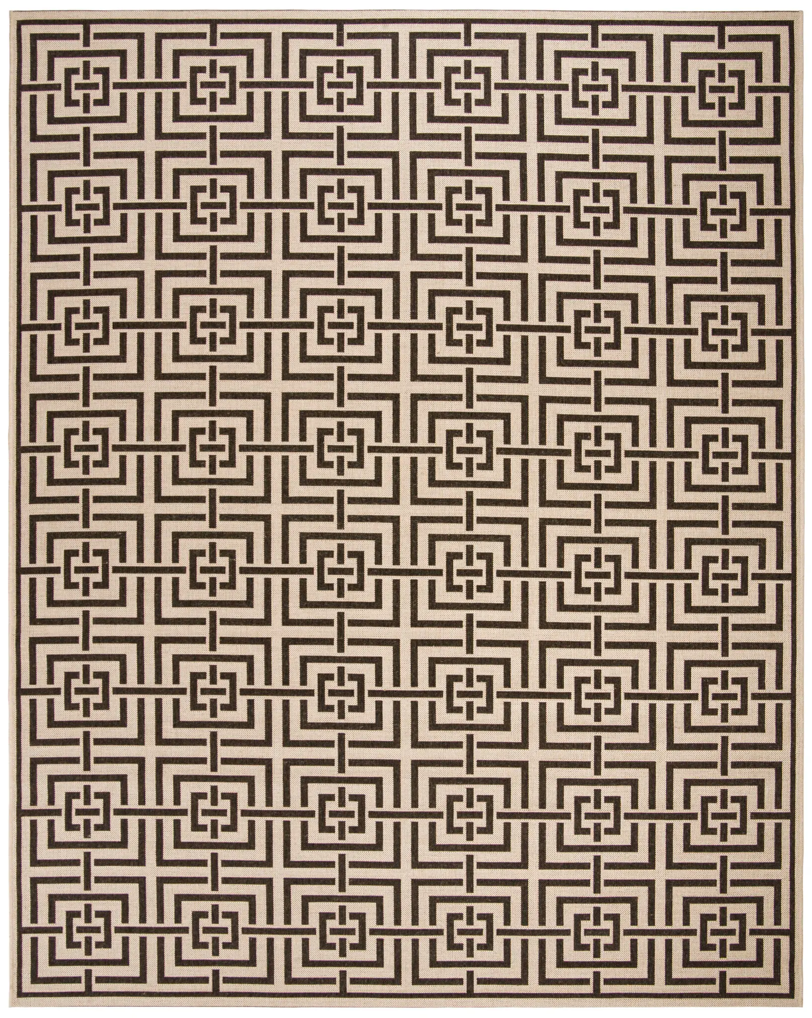Linden Interlocking Square Outdoor Rug
