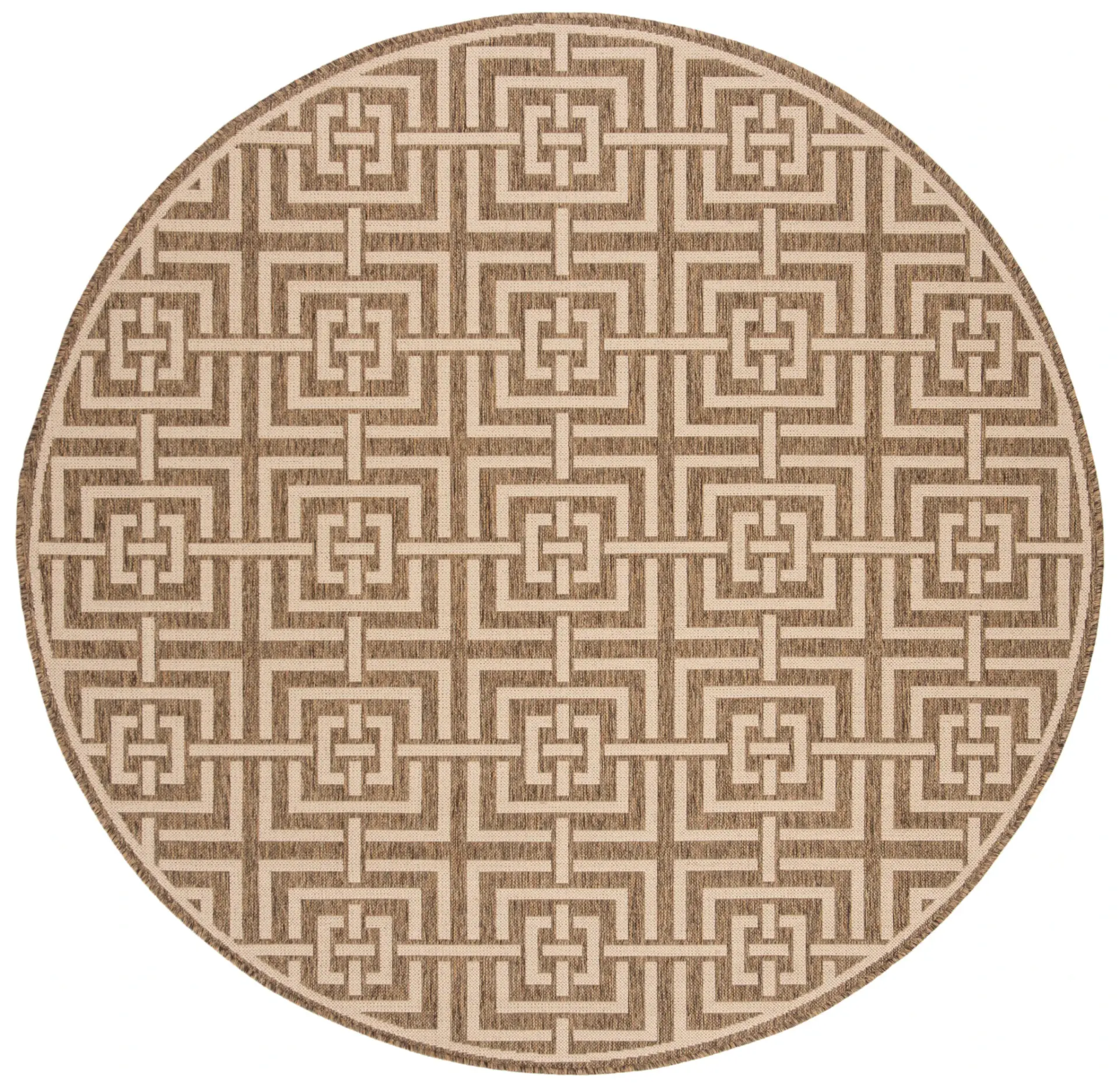 Linden Interlocking Square Outdoor Rug