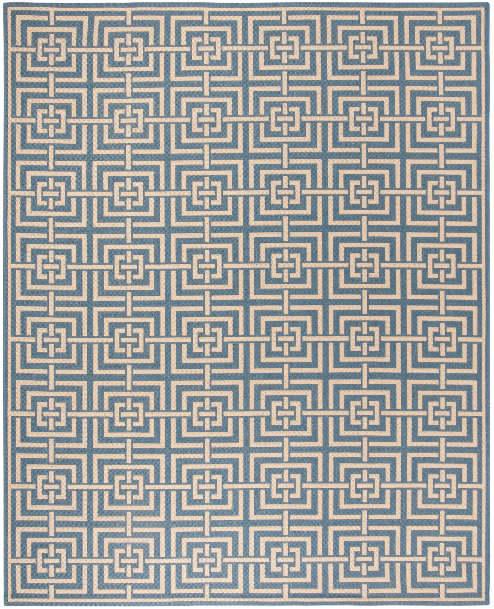 Linden Interlocking Square Outdoor Rug