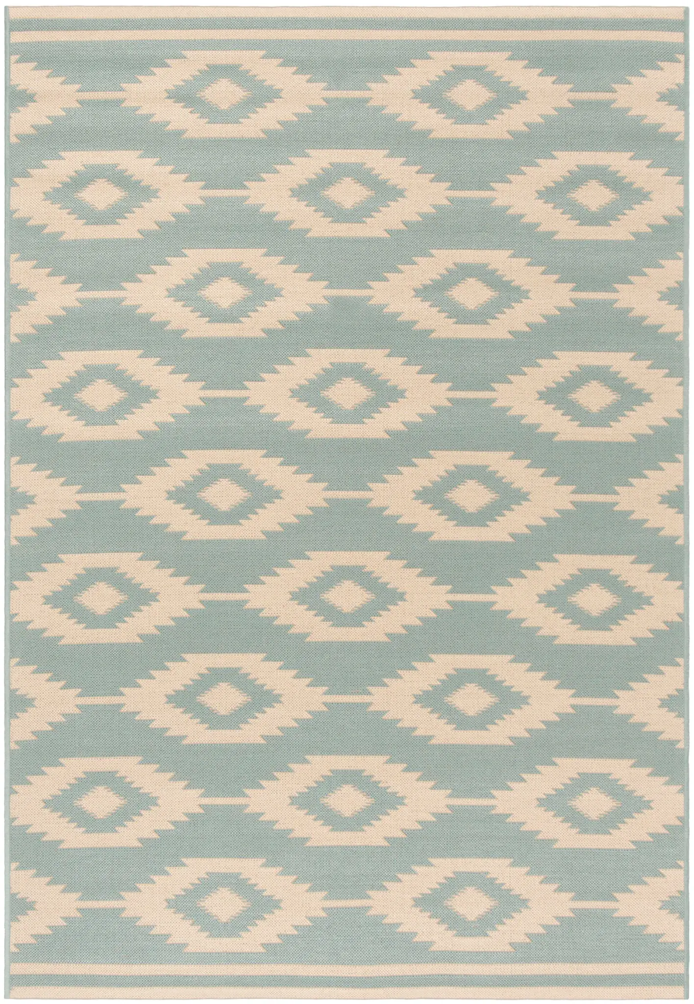 Linden Tribal Diamond Outdoor Rug