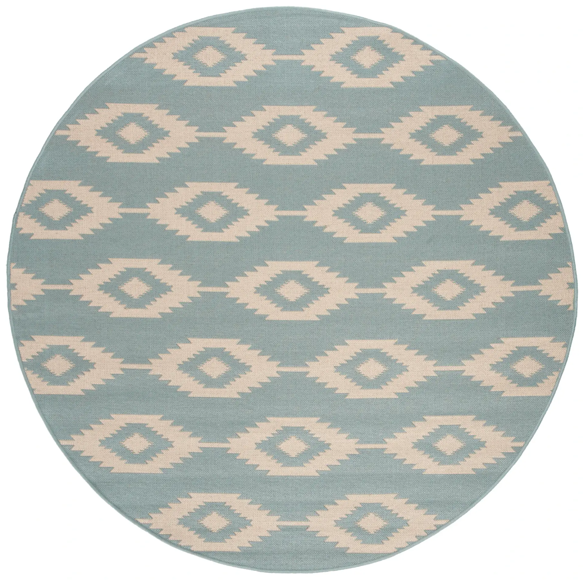 Linden Tribal Diamond Outdoor Rug
