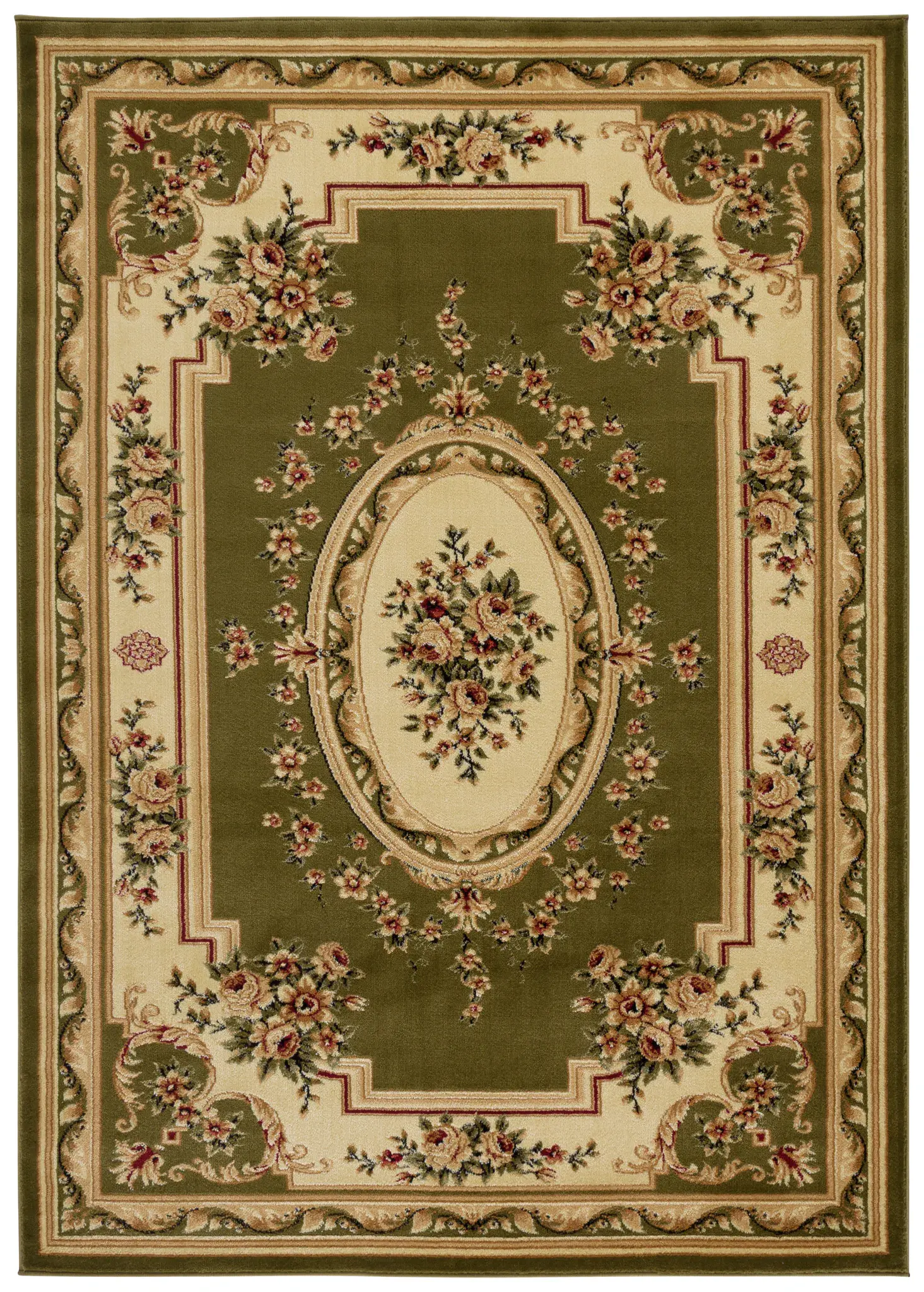 Lyndhurst Oval Floral Medallion Rug