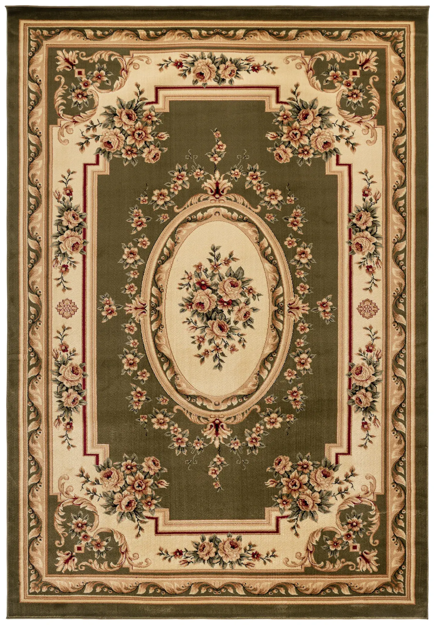 Lyndhurst Oval Floral Medallion Rug