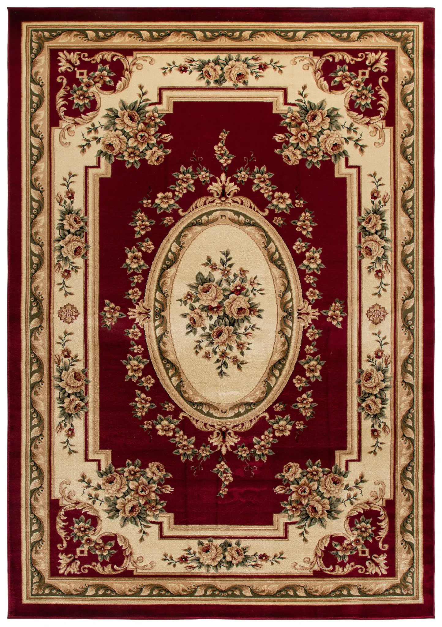 Lyndhurst Oval Floral Medallion Rug