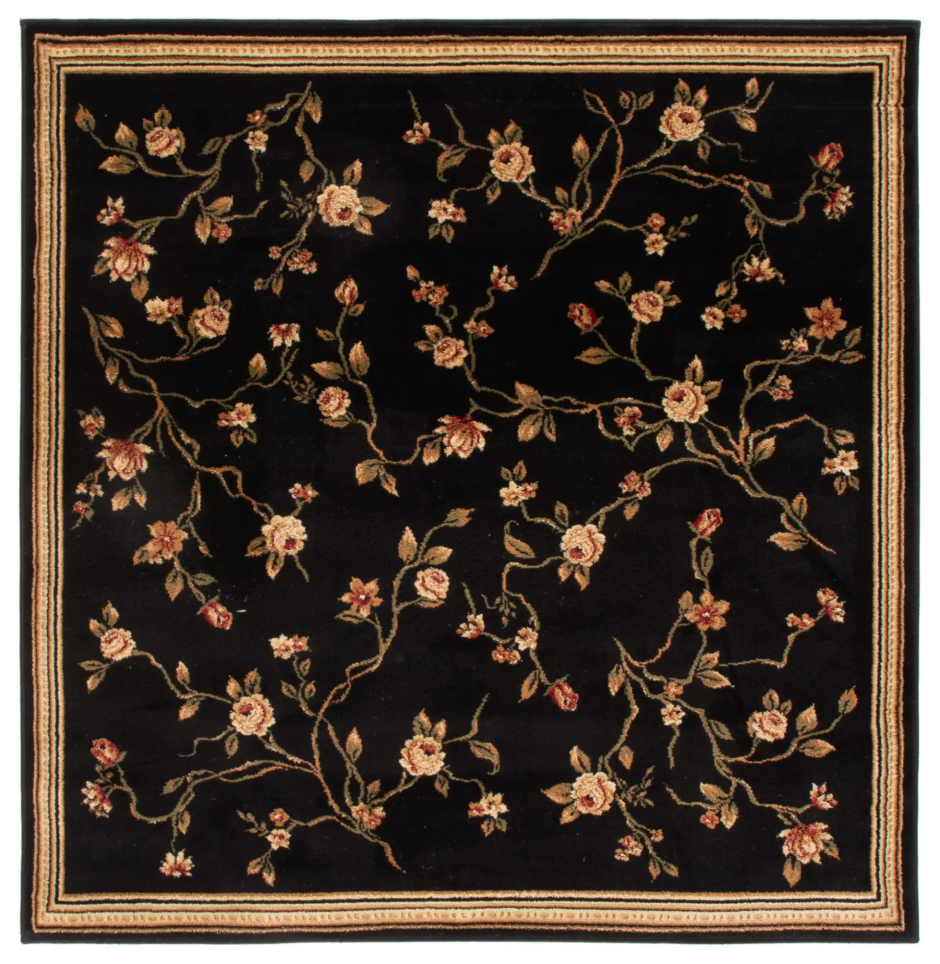 Lyndhurst Botanical Bordered Rug