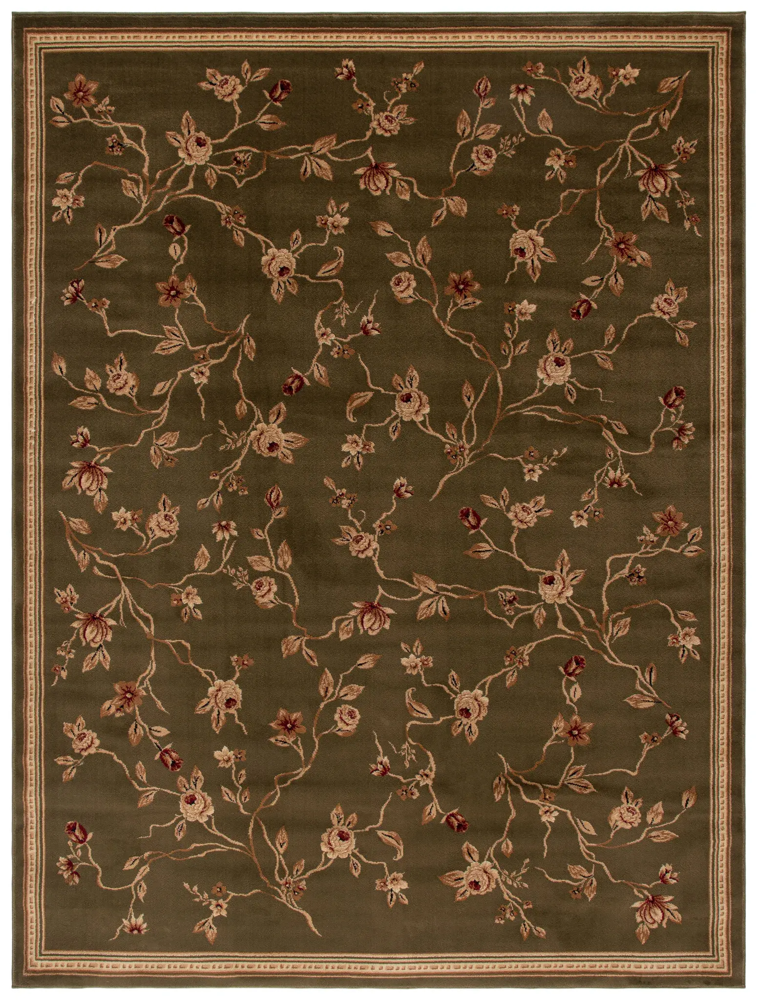 Lyndhurst Botanical Bordered Rug