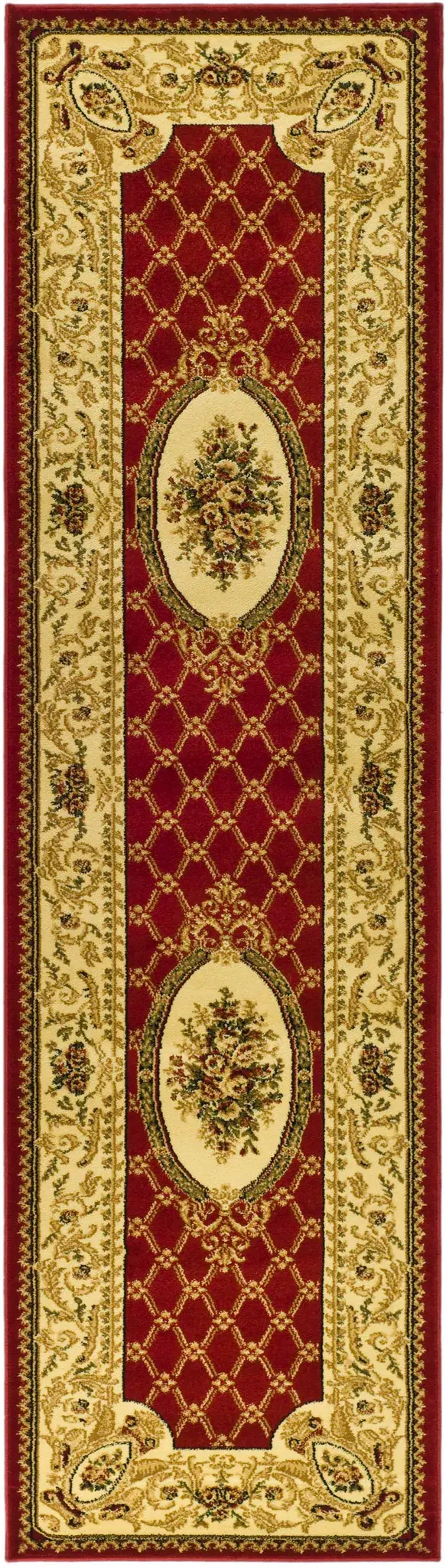 Lyndhurst Lattice Floral Medallion Rug