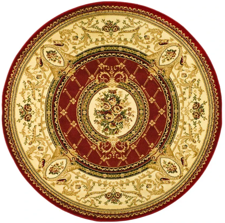 Lyndhurst Lattice Floral Medallion Rug