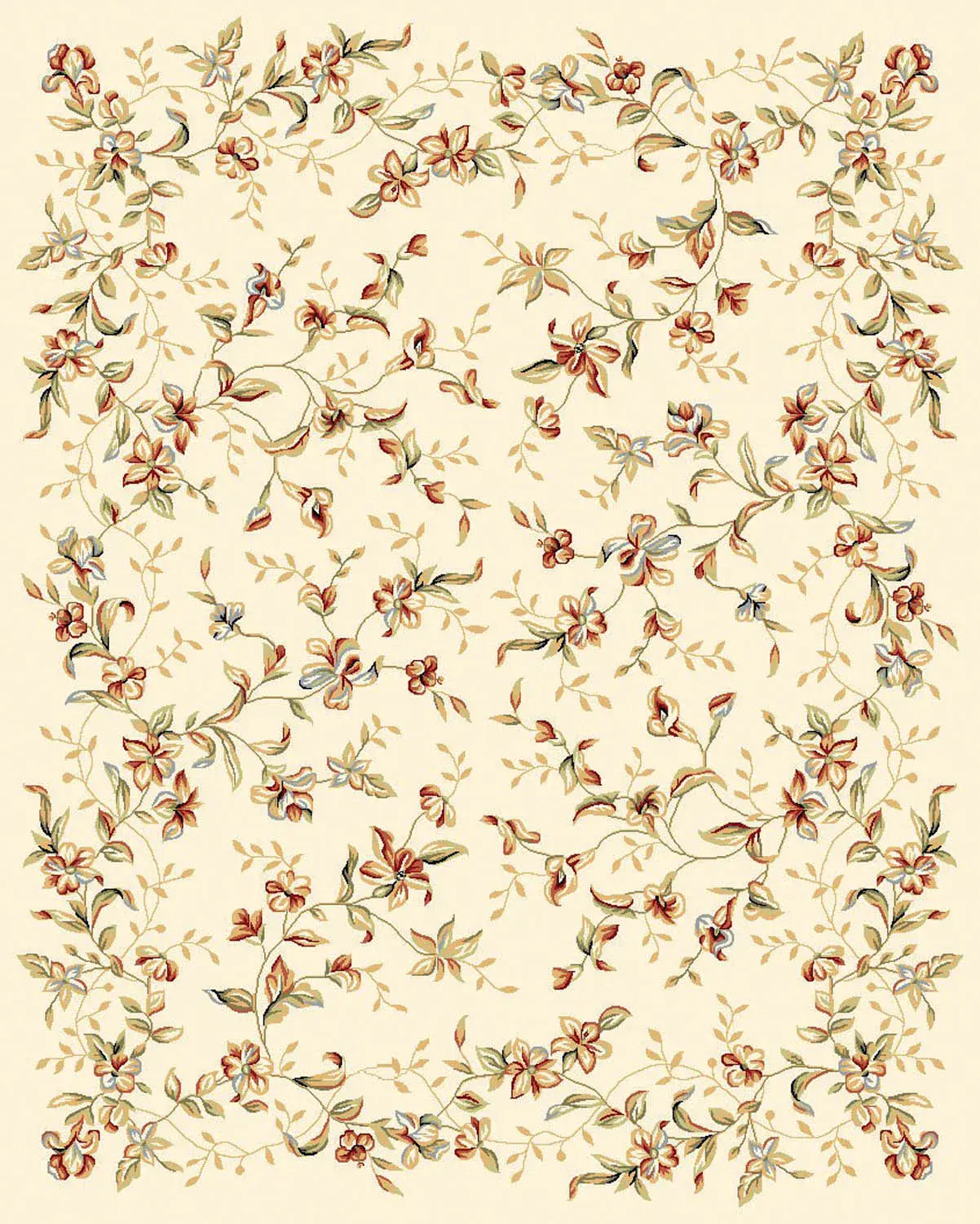 Lyndhurst Trailing Floral Vine Rug