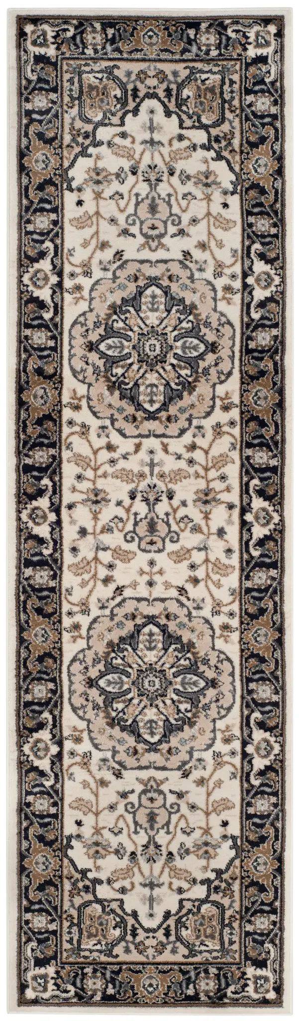 Lyndhurst Geometric Floral Medallion Rug