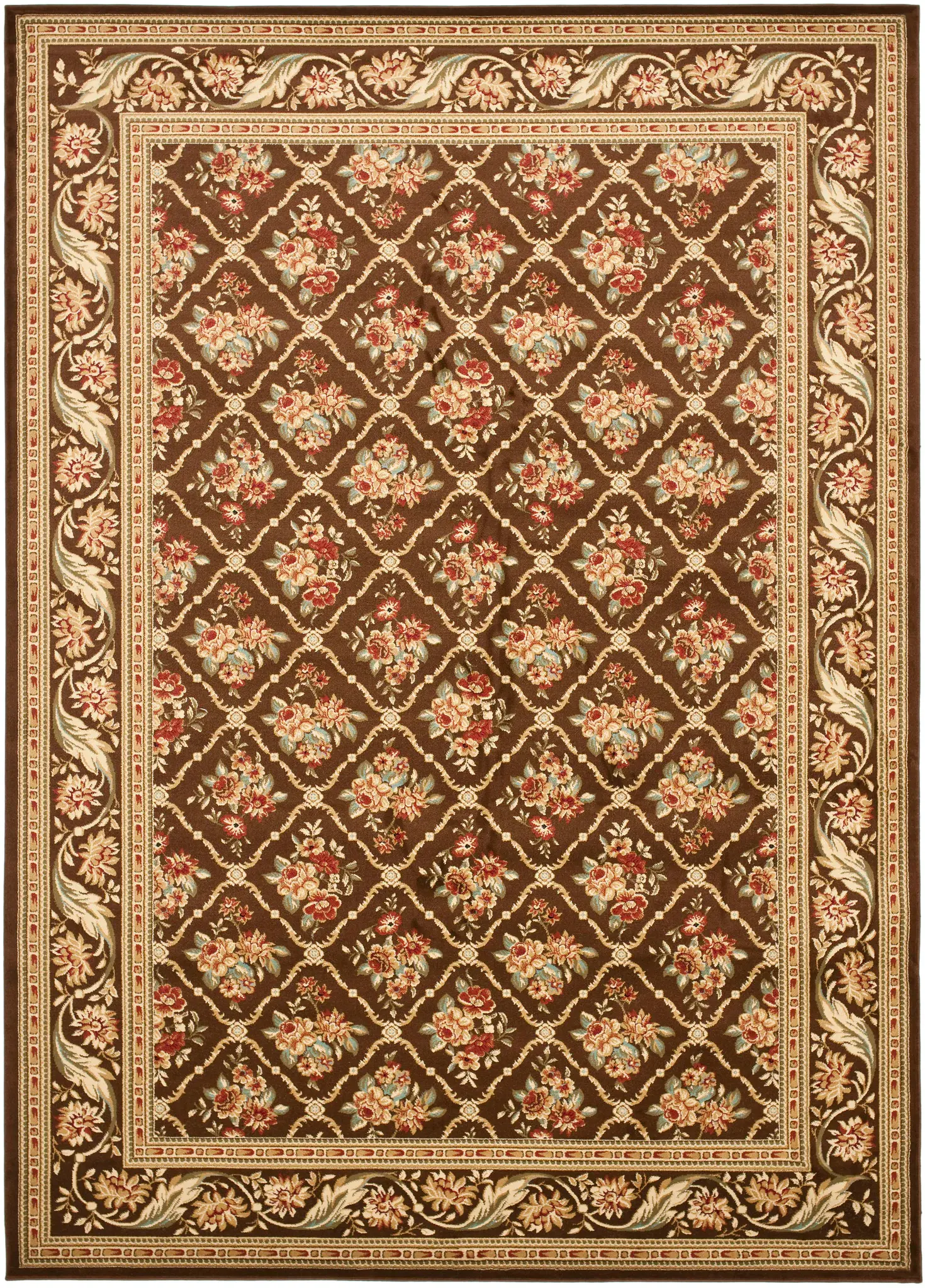 Lyndhurst Floral Lattice Rug