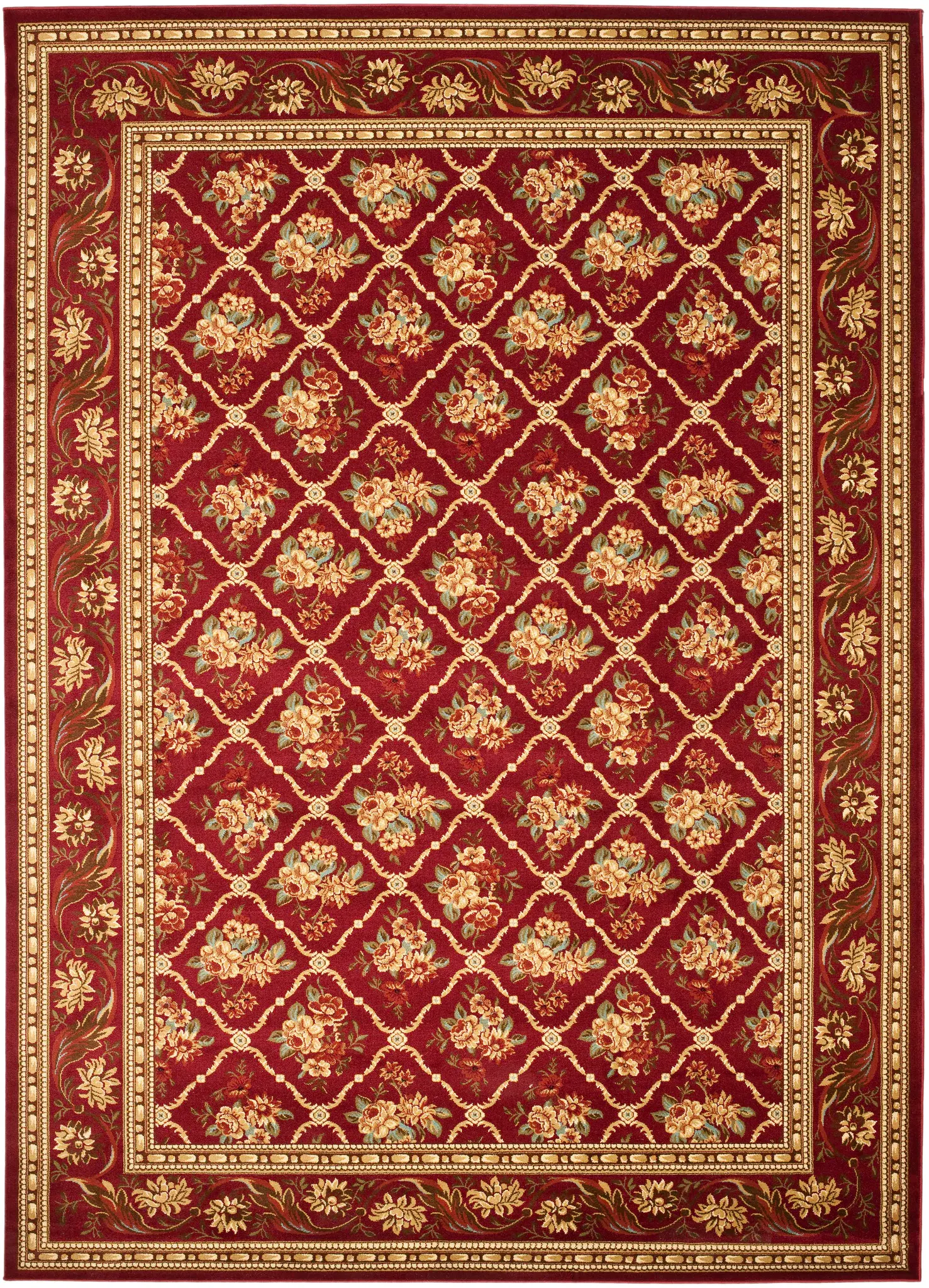 Lyndhurst Floral Lattice Rug