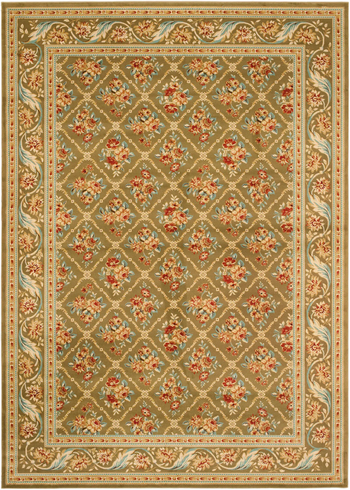 Lyndhurst Floral Lattice Rug