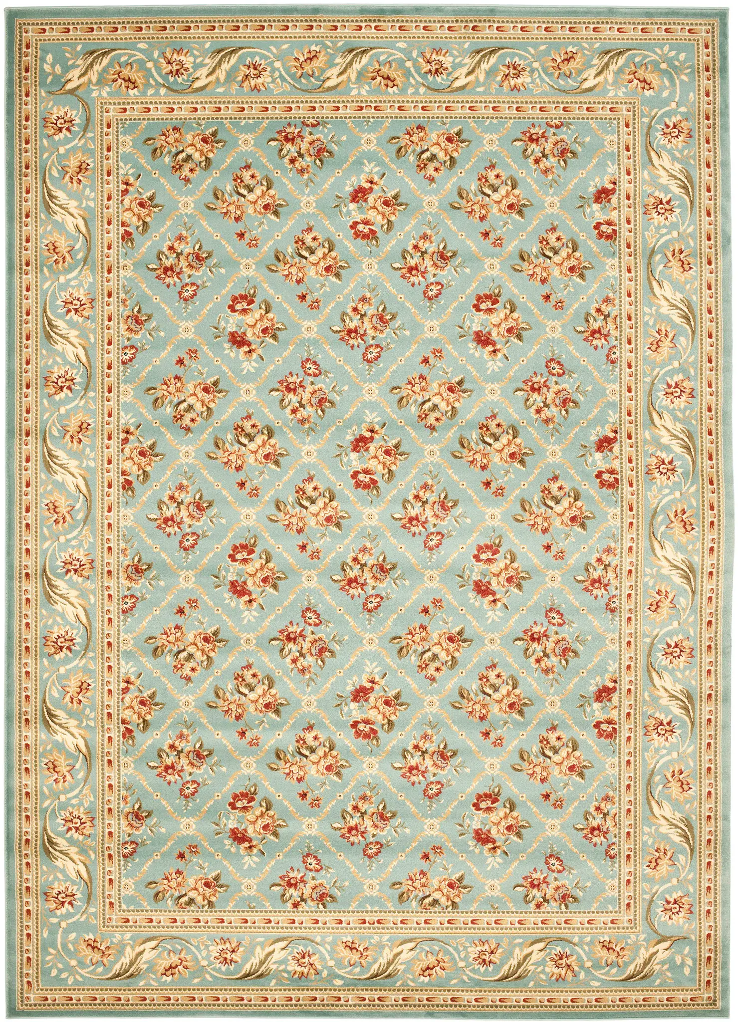 Lyndhurst Floral Lattice Rug