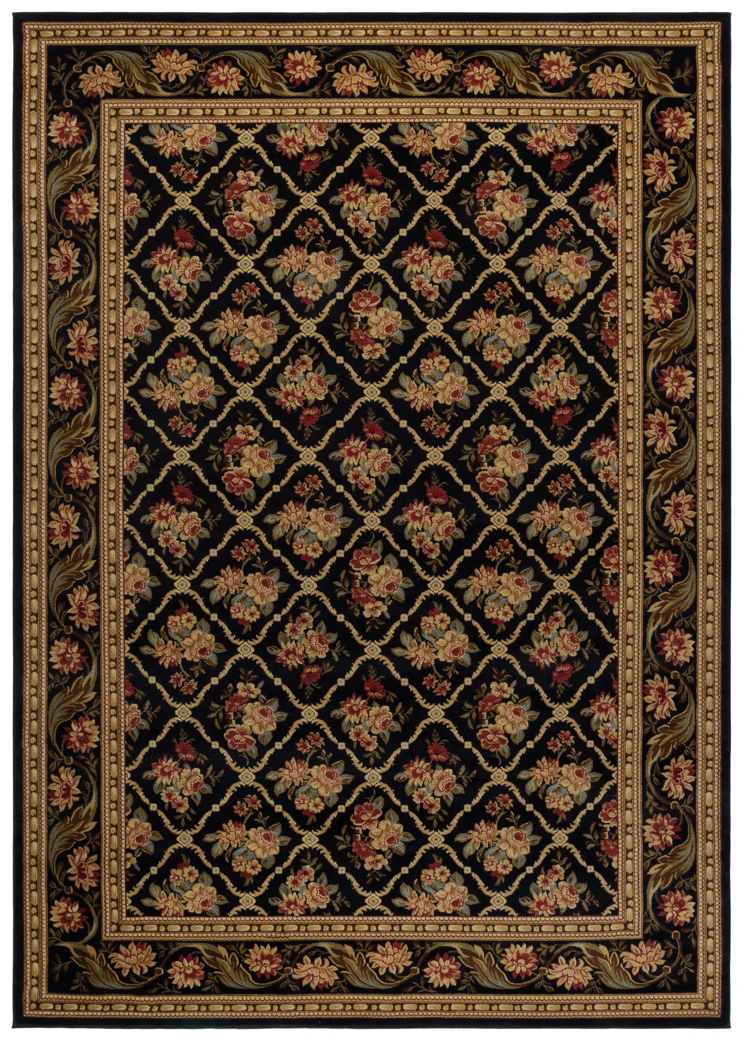 Lyndhurst Floral Lattice Rug