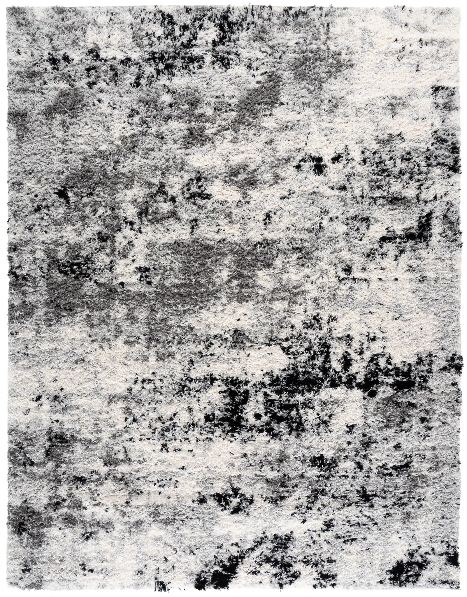 Lindsay Abstract Splatter Shag Rug