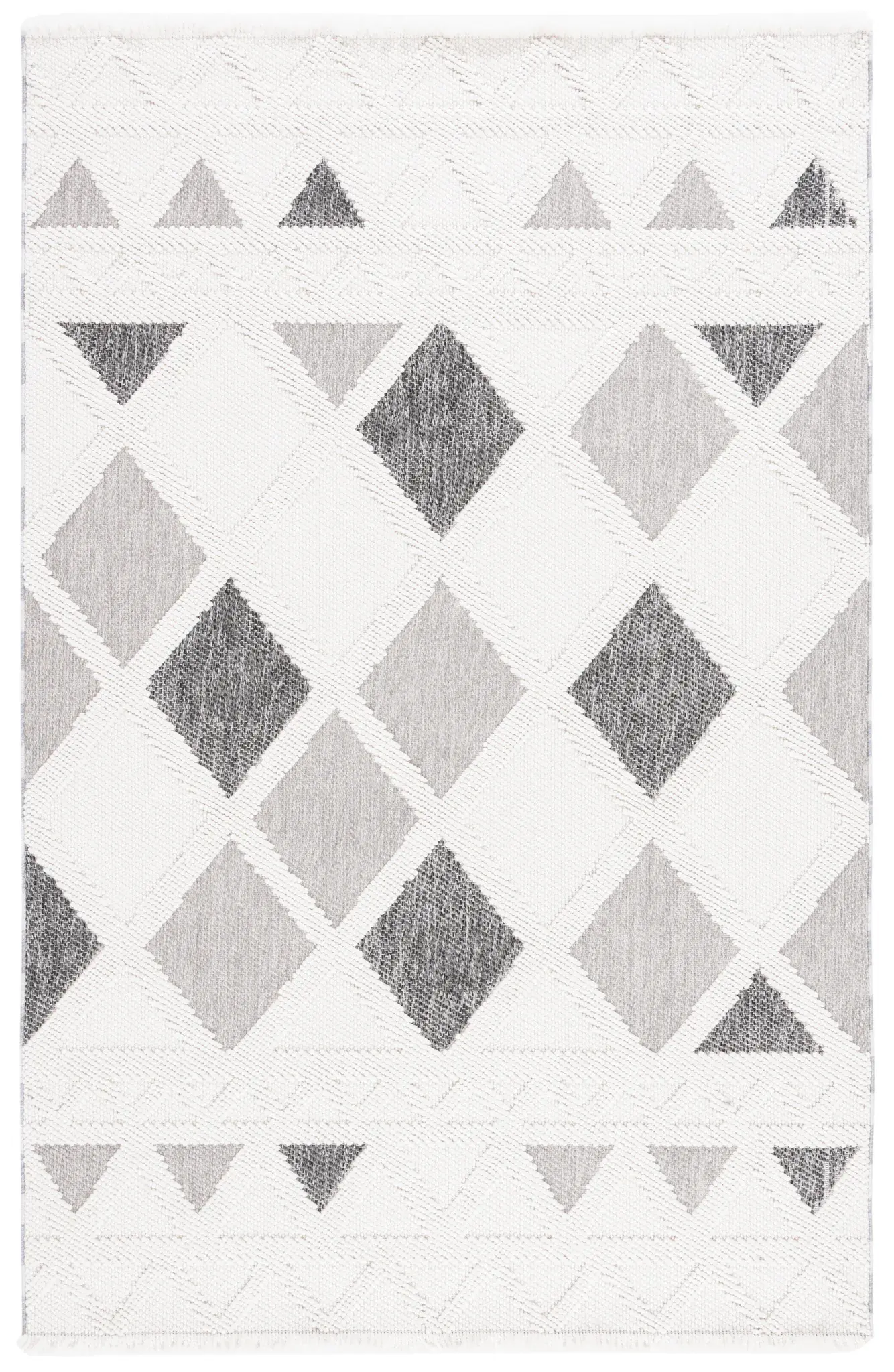 Lotus Diamond Lattice Rug