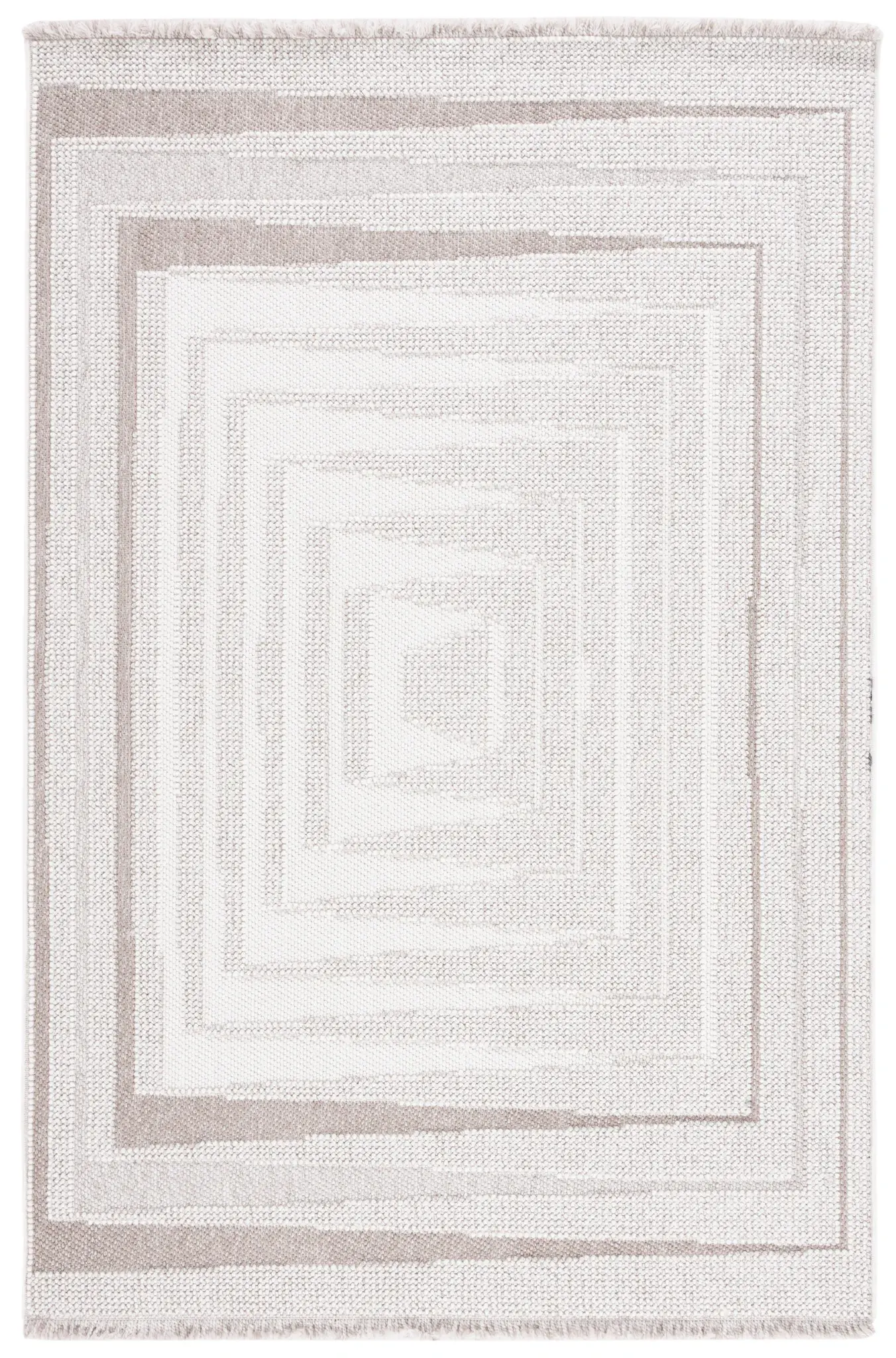 Lotus Concentric Border Rug