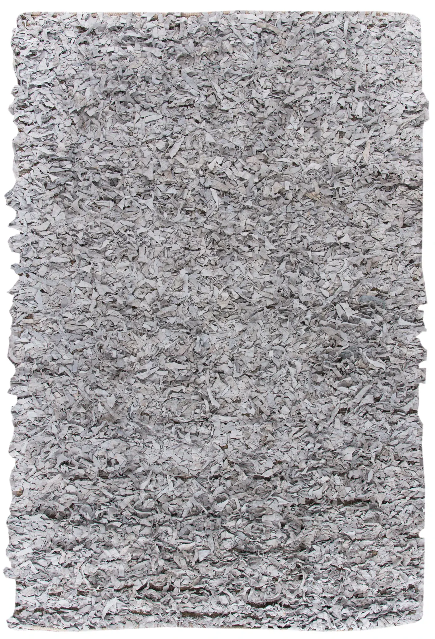Leather Shag Solid Rug