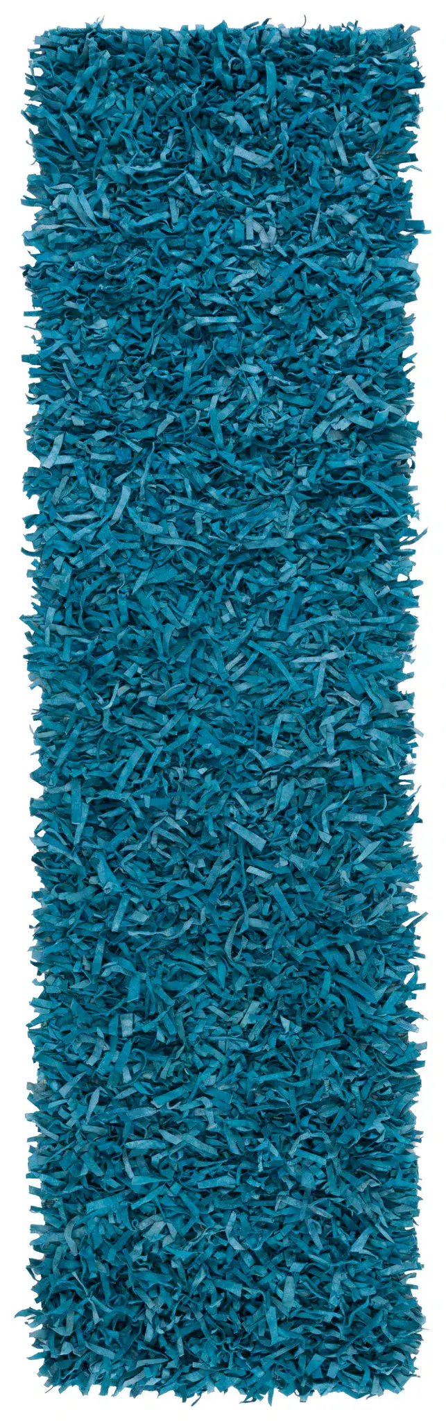 Leather Shag Solid Rug