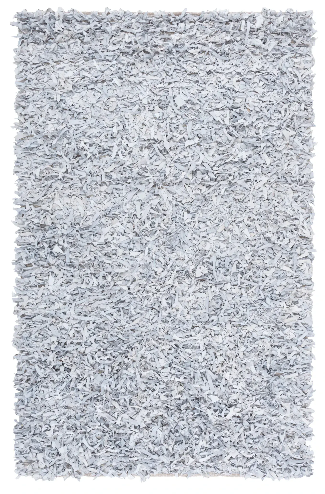 Leather Shag Solid Rug