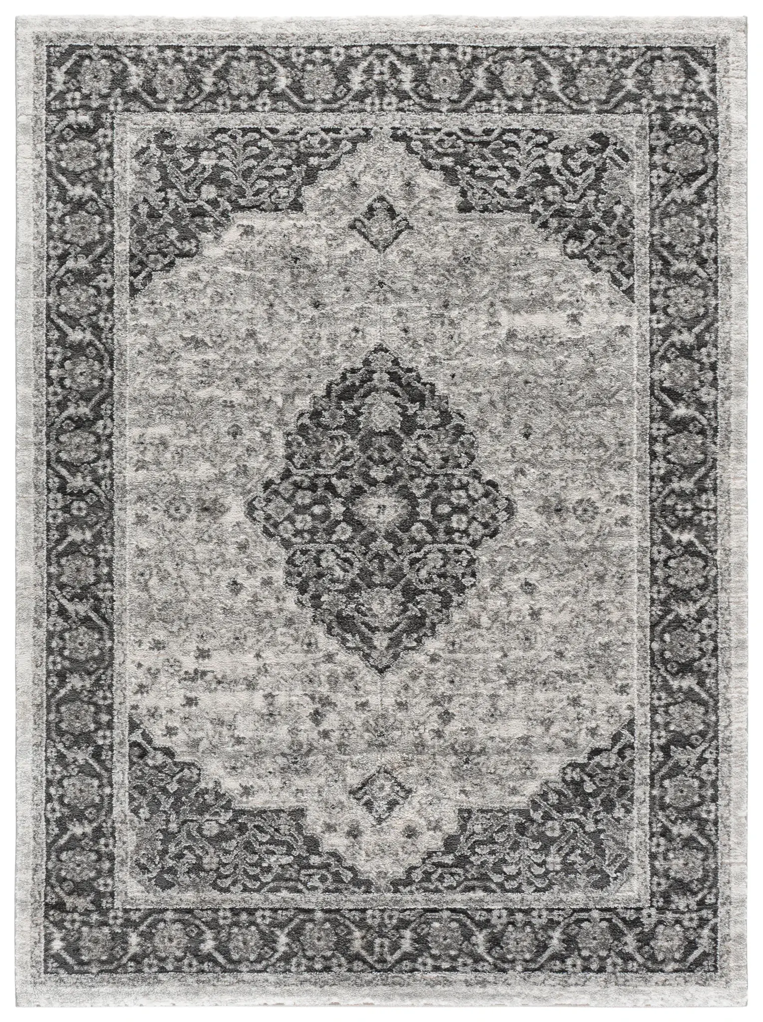 Lunara Vintage Floral Medallion Rug
