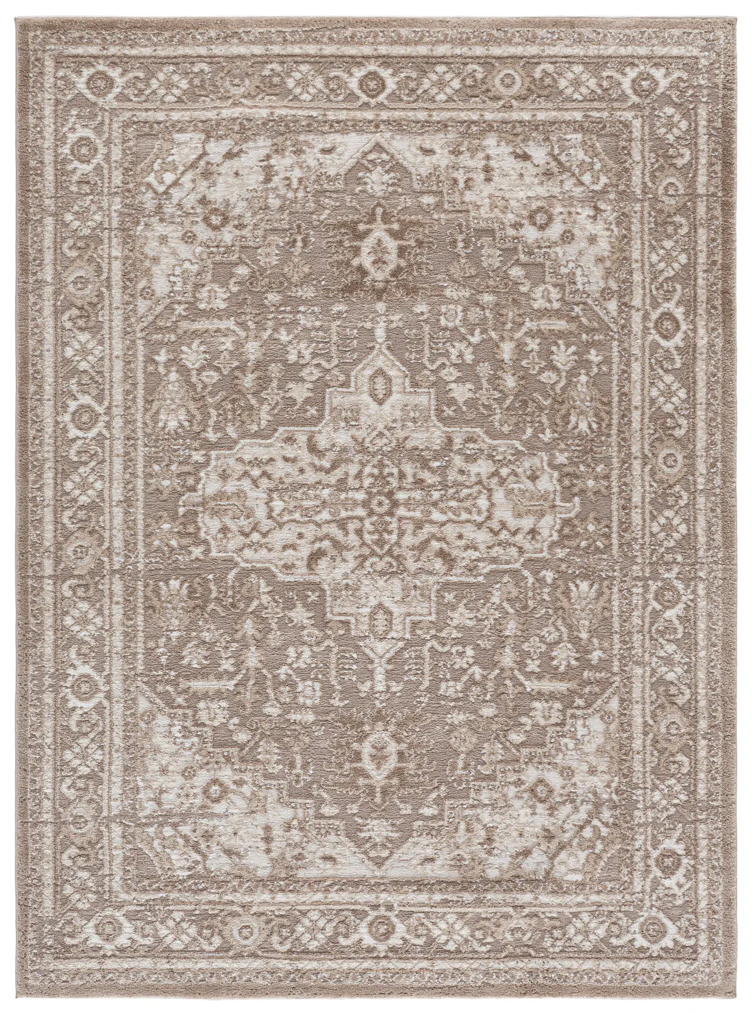 Lunara Distressed Medallion Rug