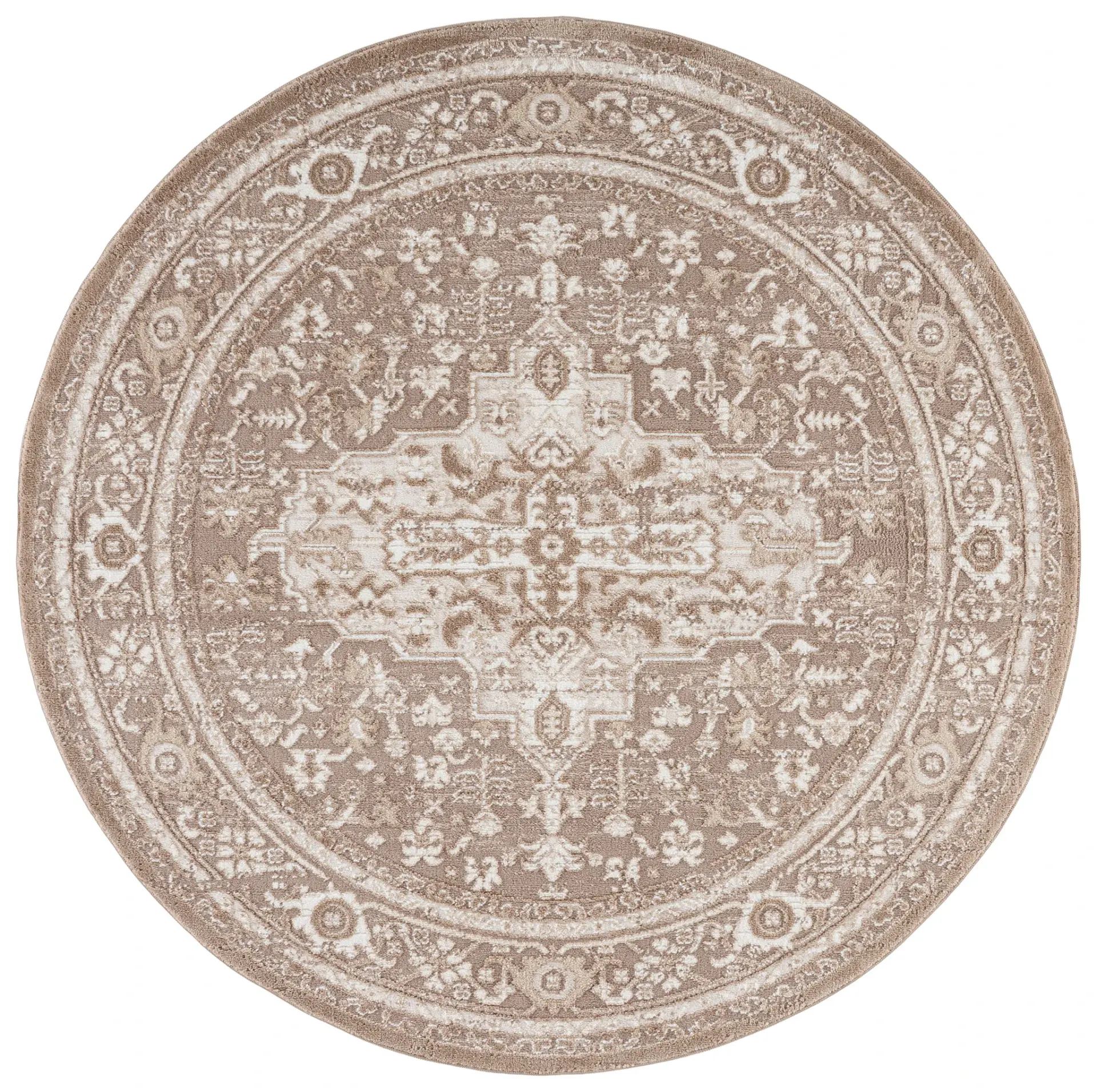 Lunara Distressed Medallion Rug