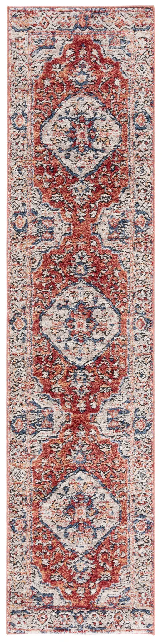 Luna Distressed Medallion Rug