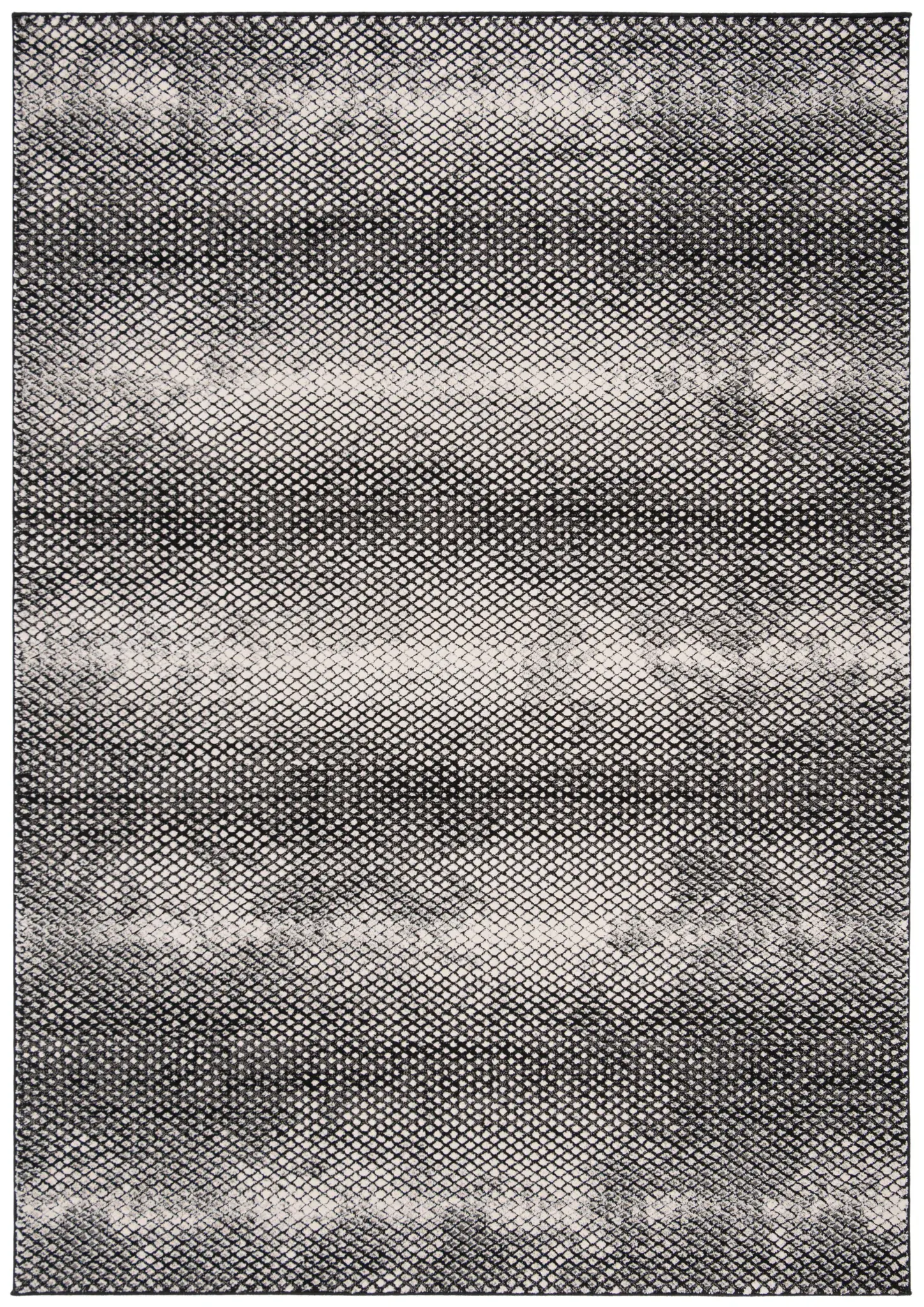 Lurex Grid Stripe Rug