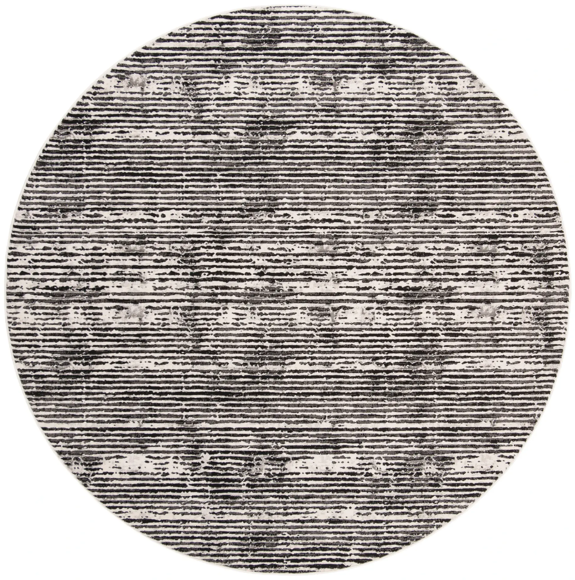 Lurex Distressed Stripe Rug