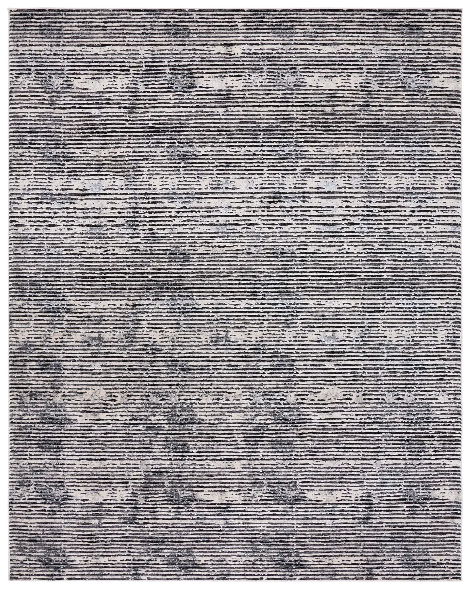 Lurex Distressed Stripe Rug