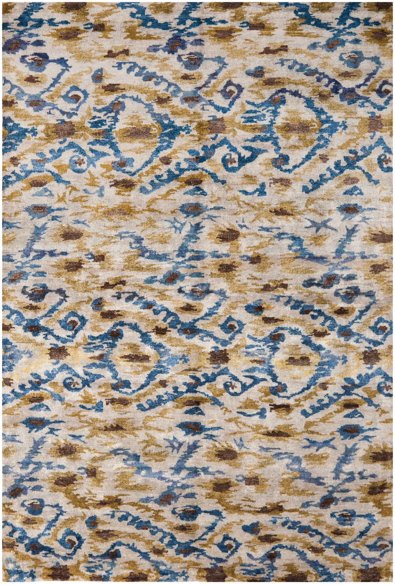 Luxor Ikat Hand-Knotted Rug