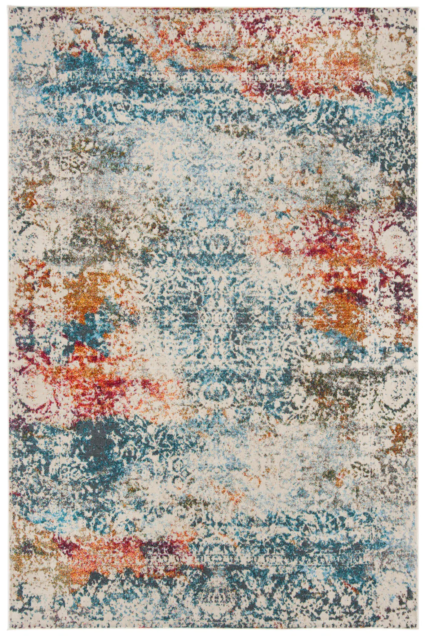 Luxor Distressed Medallion Rug