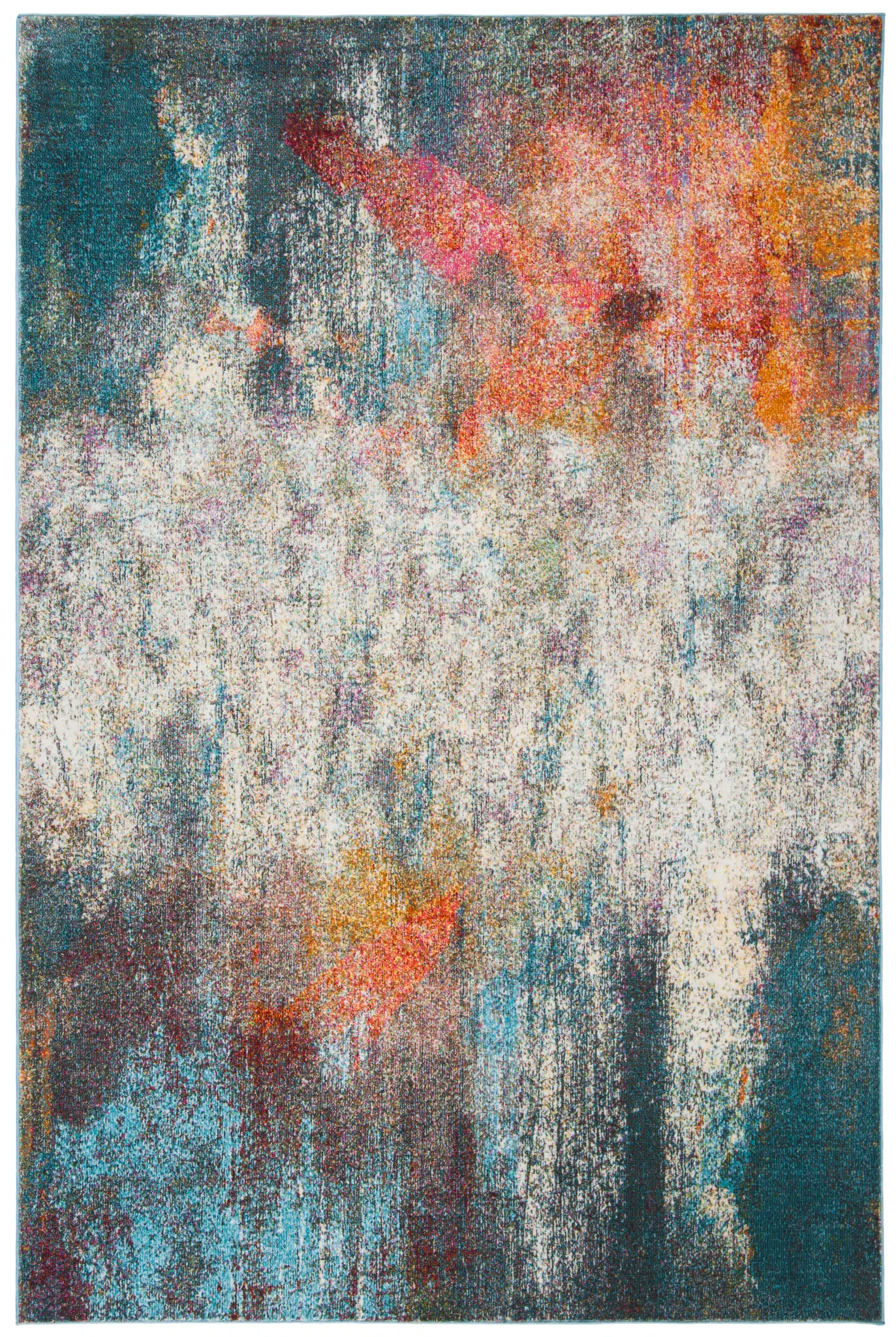 Luxor Abstract Wash Rug