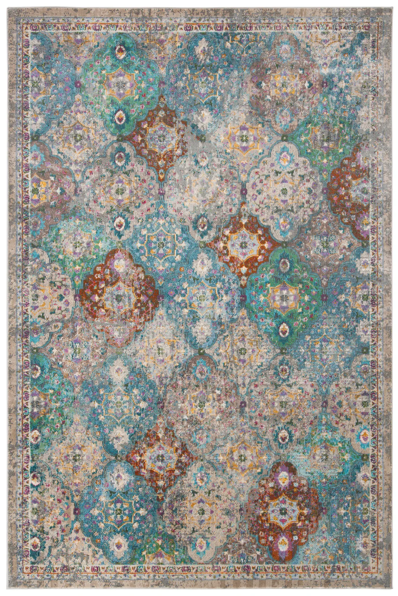 Luxor Mosaic Tile Rug