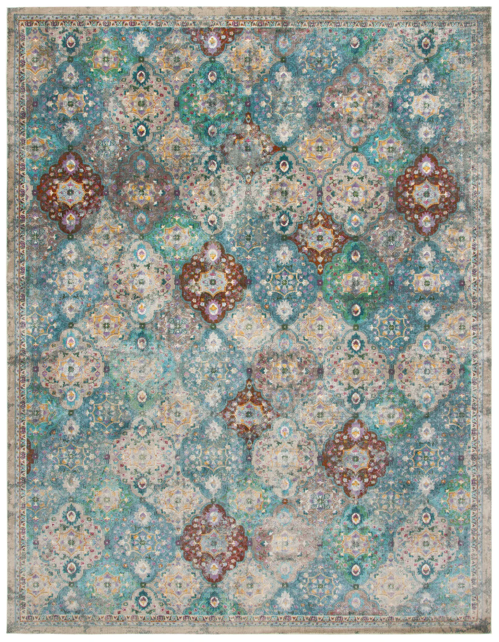 Luxor Mosaic Tile Rug