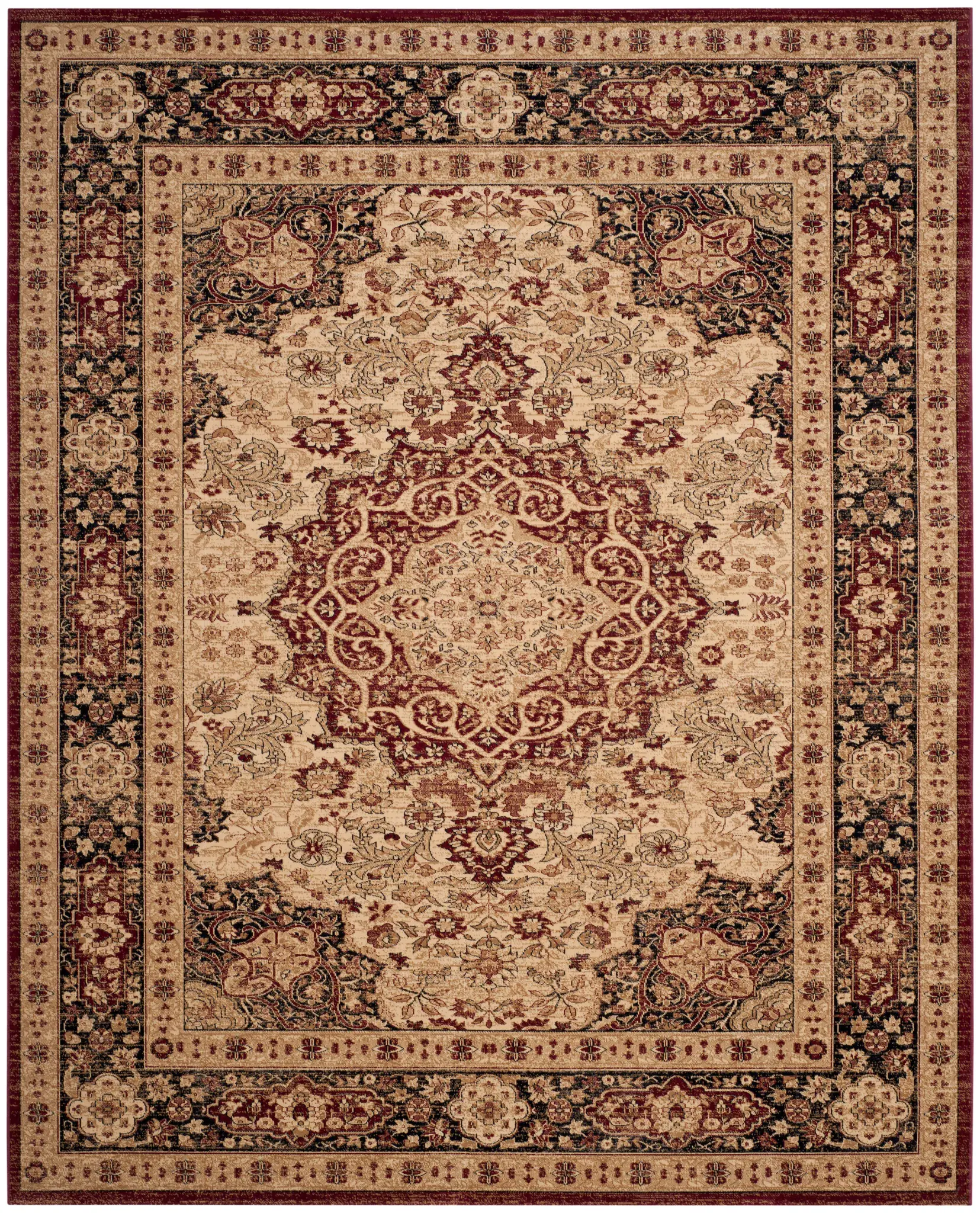 Lavar Kerman Arabesque Medallion Rug