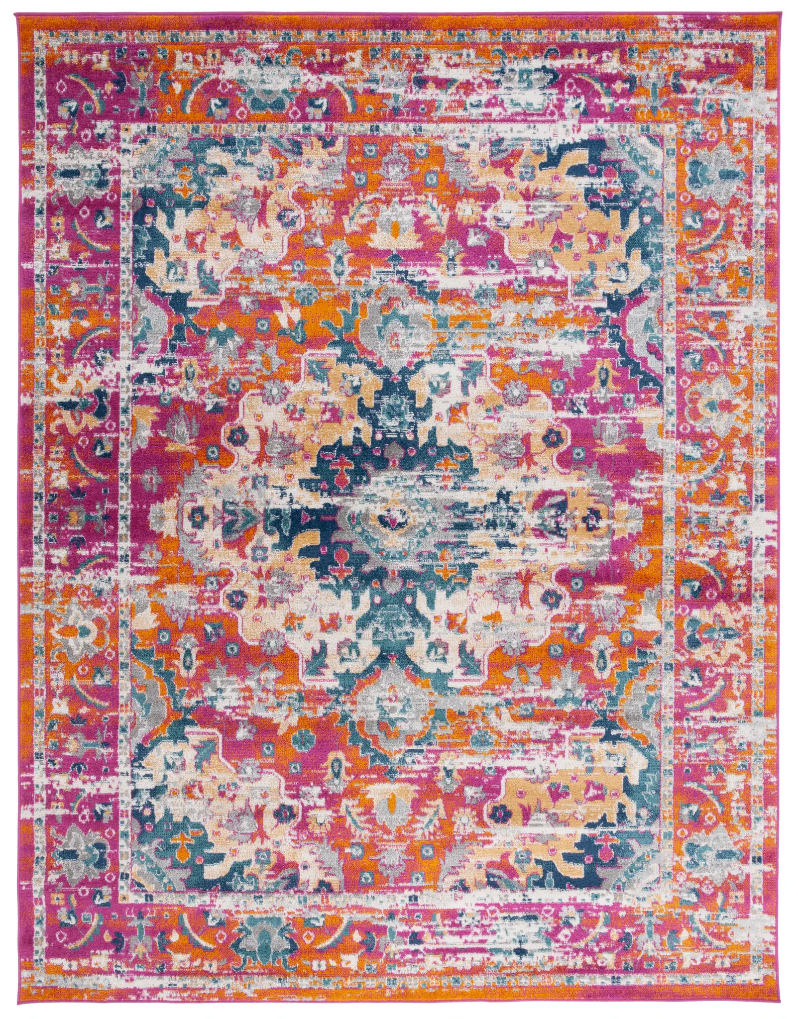 Madison Vintage Medallion Border Rug