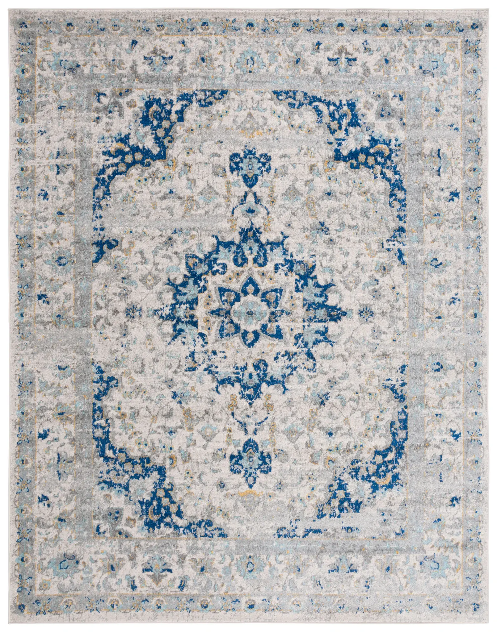 Madison Transitional Floral Medallion Rug