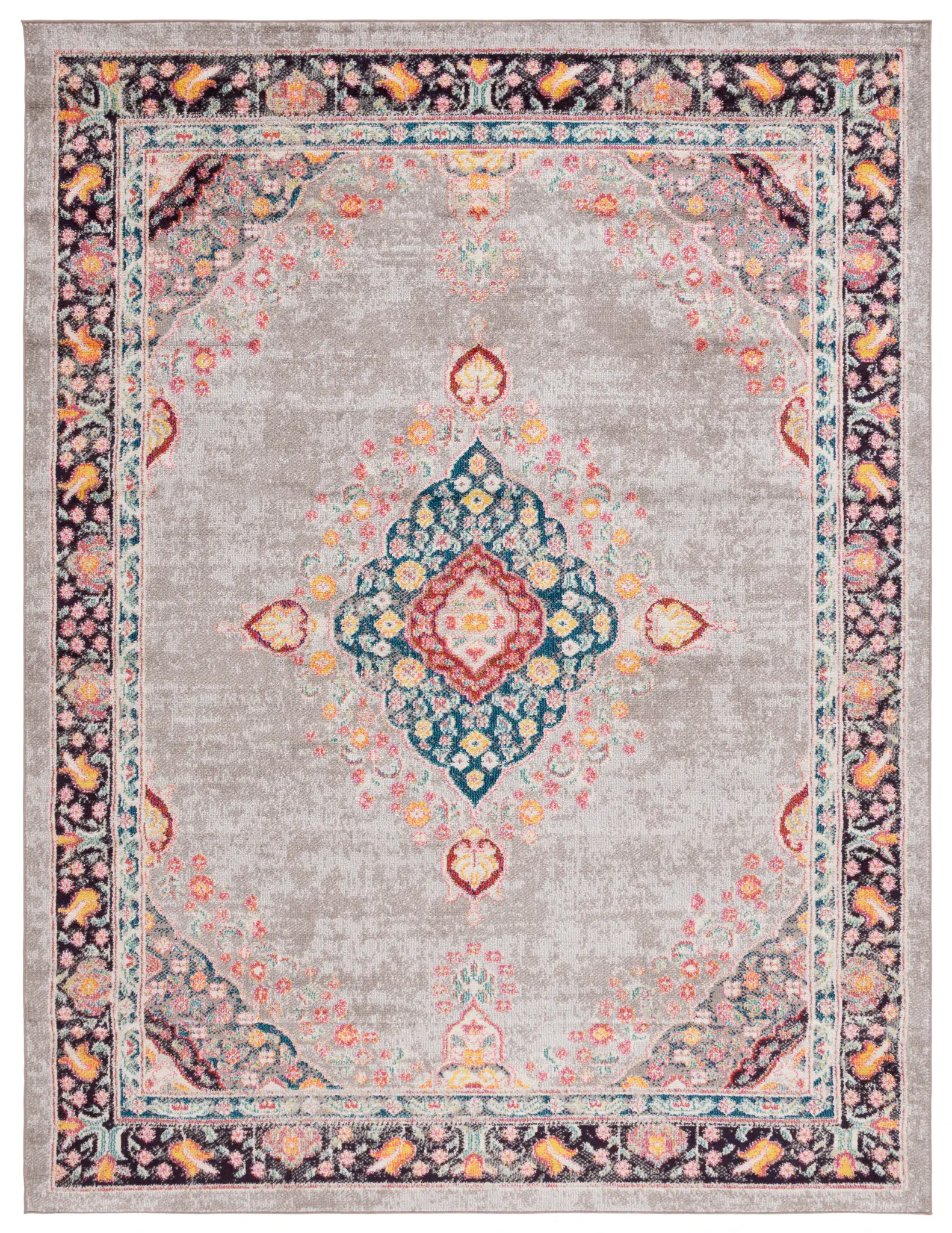 Madison Medallion Bordered Rug