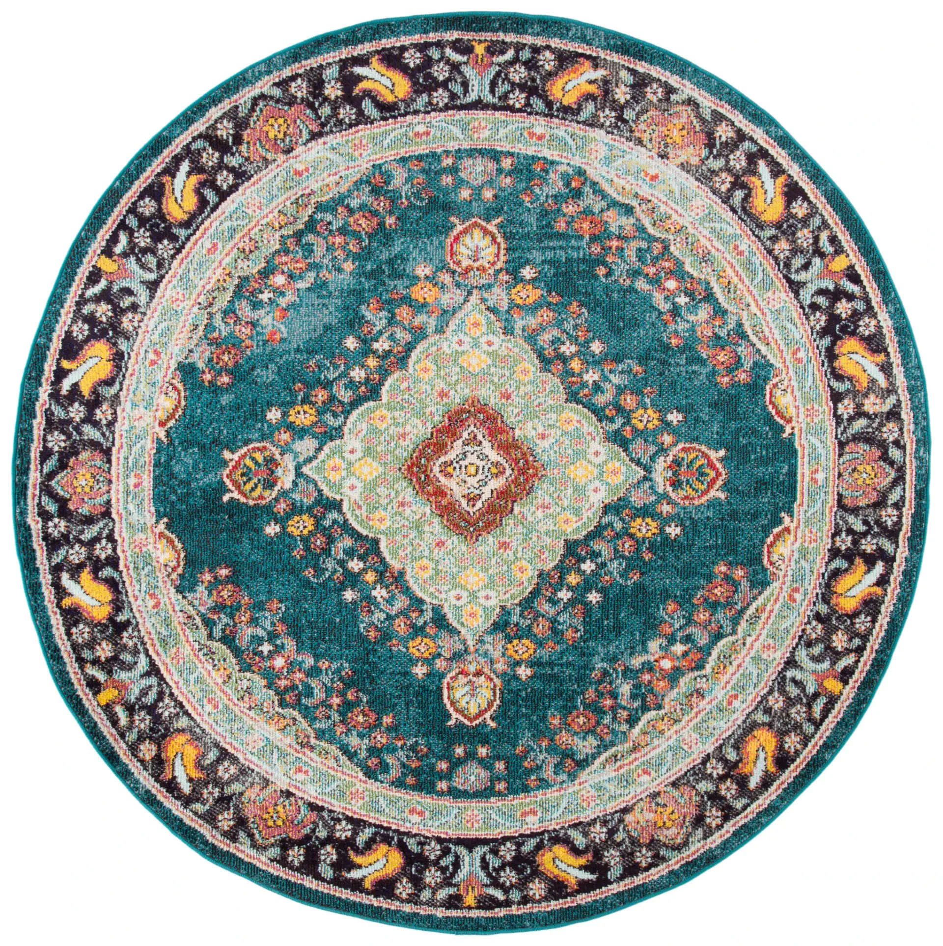 Madison Medallion Bordered Rug
