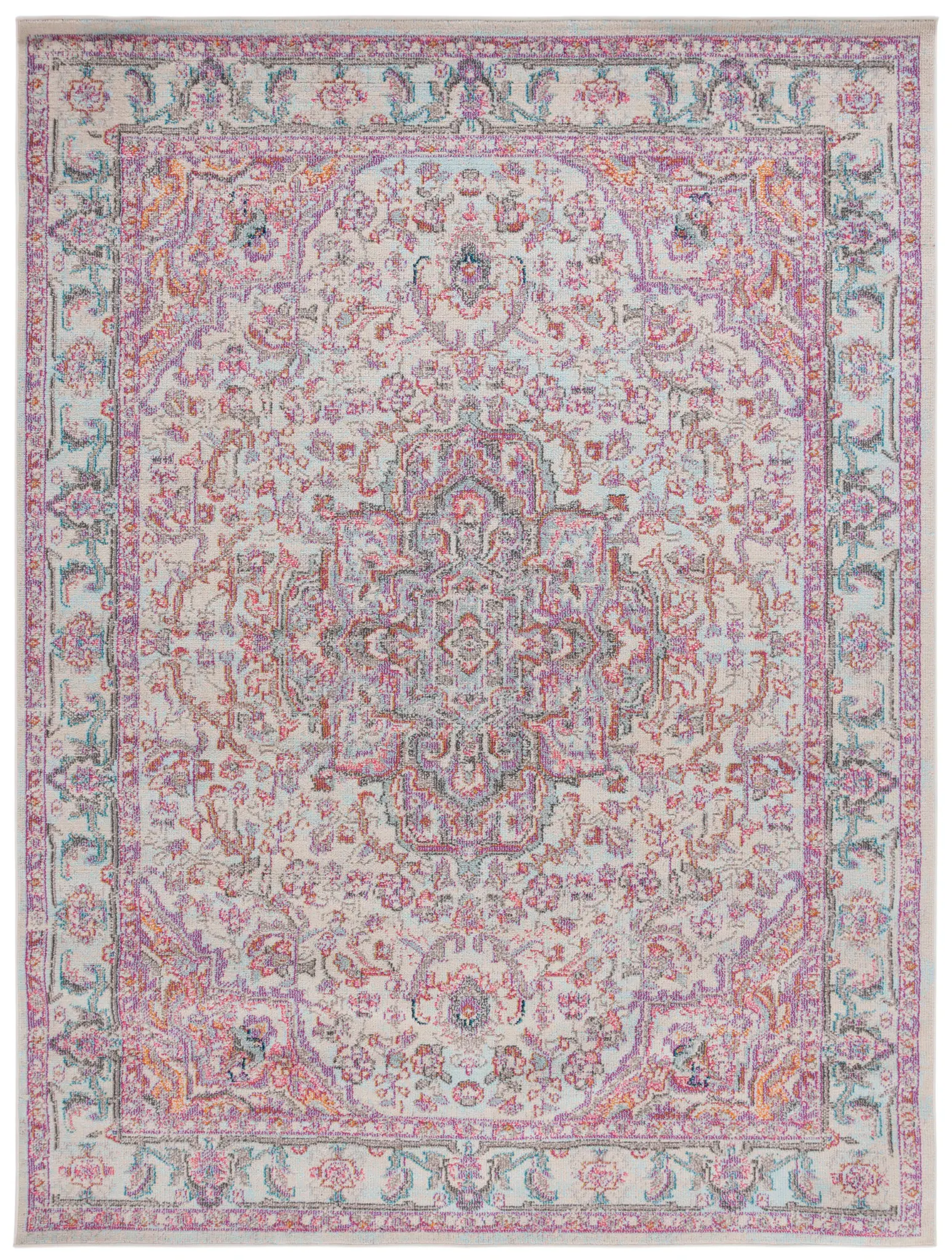 Madison Vine Medallion Border Rug