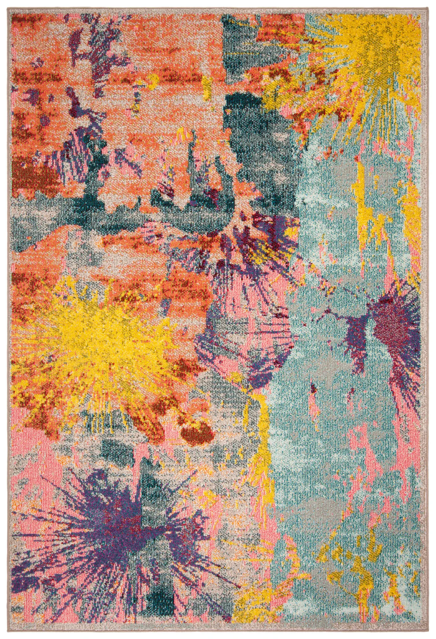 Madison Abstract Starburst Rug