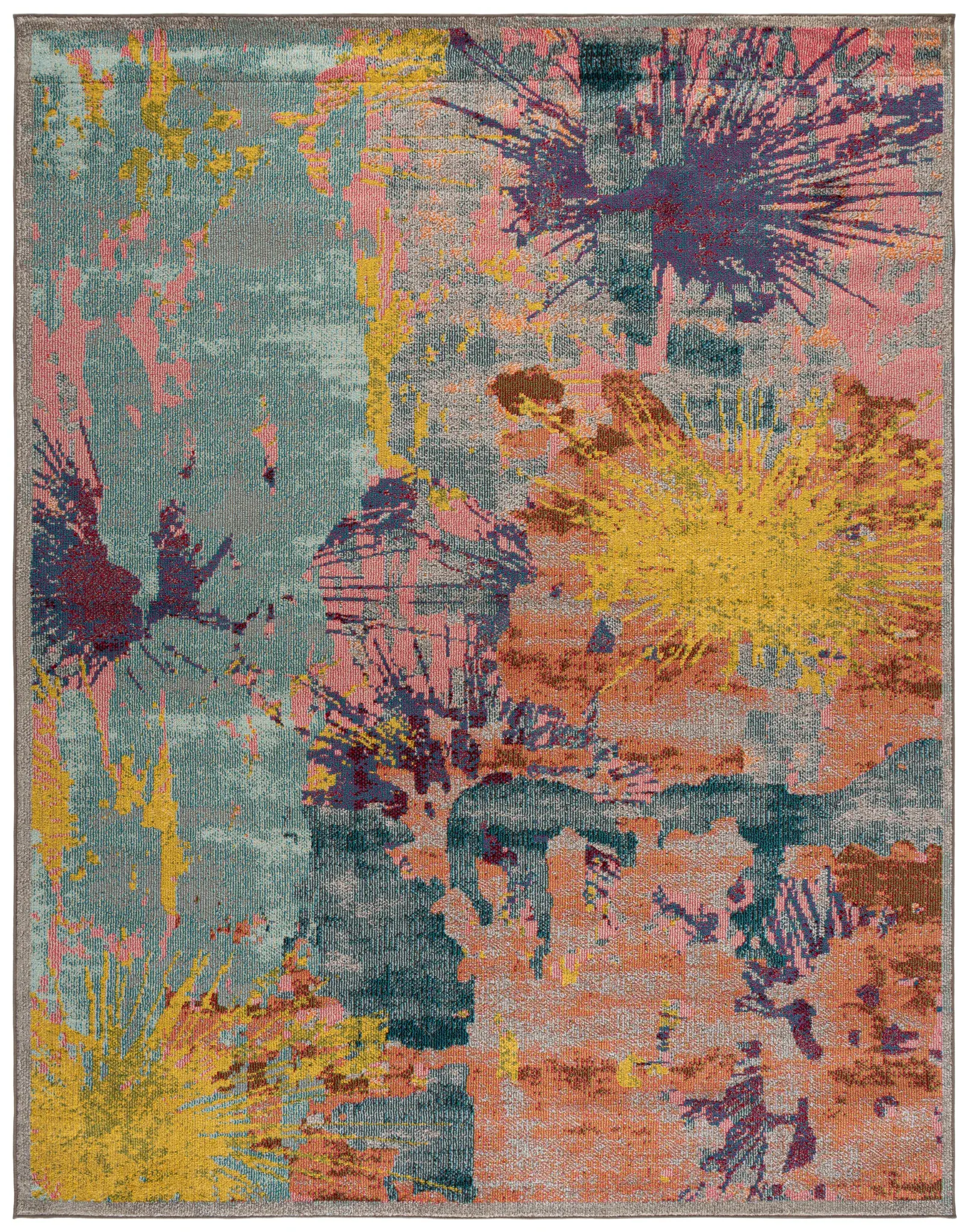 Madison Abstract Starburst Rug