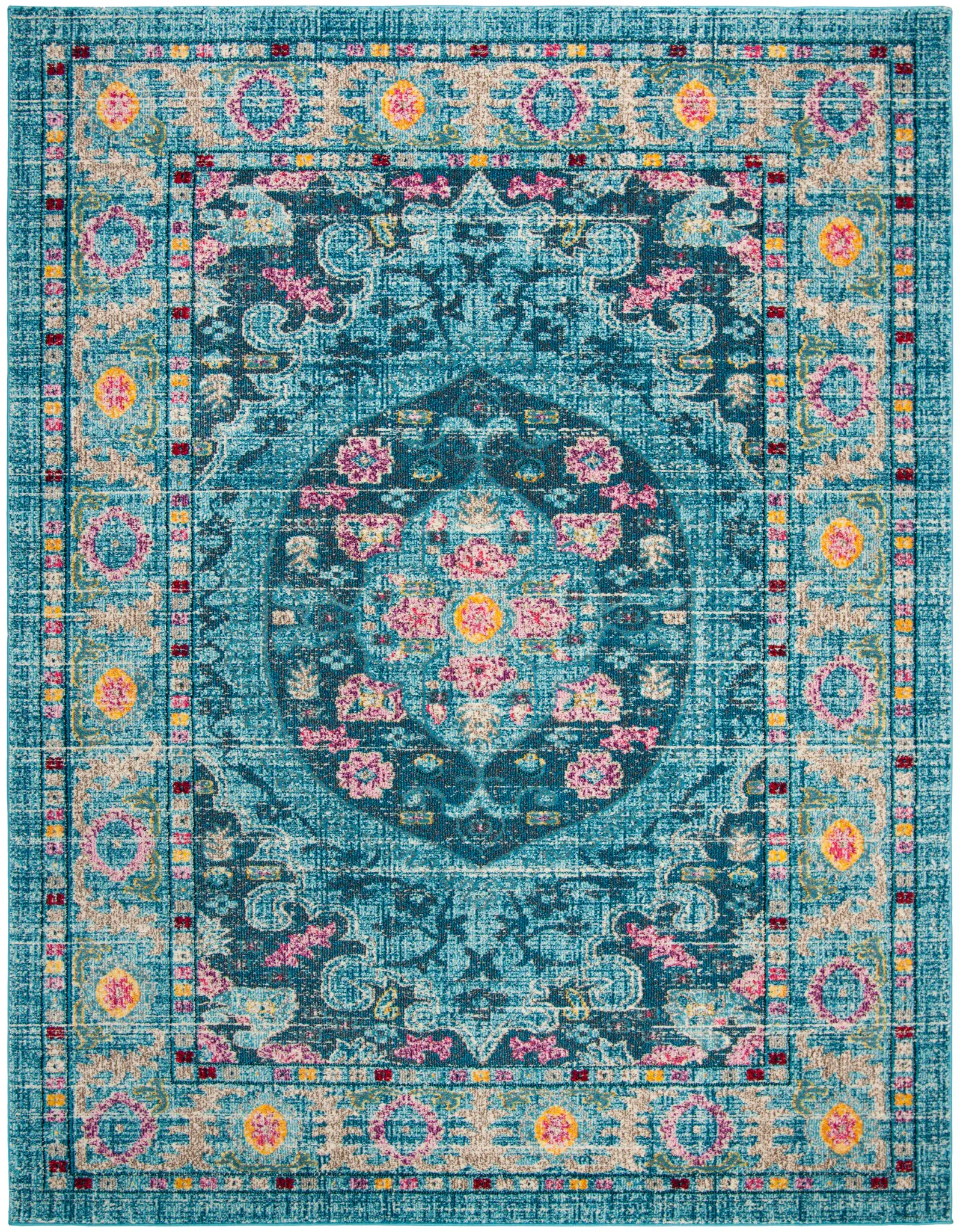 Madison Floral Medallion Rug