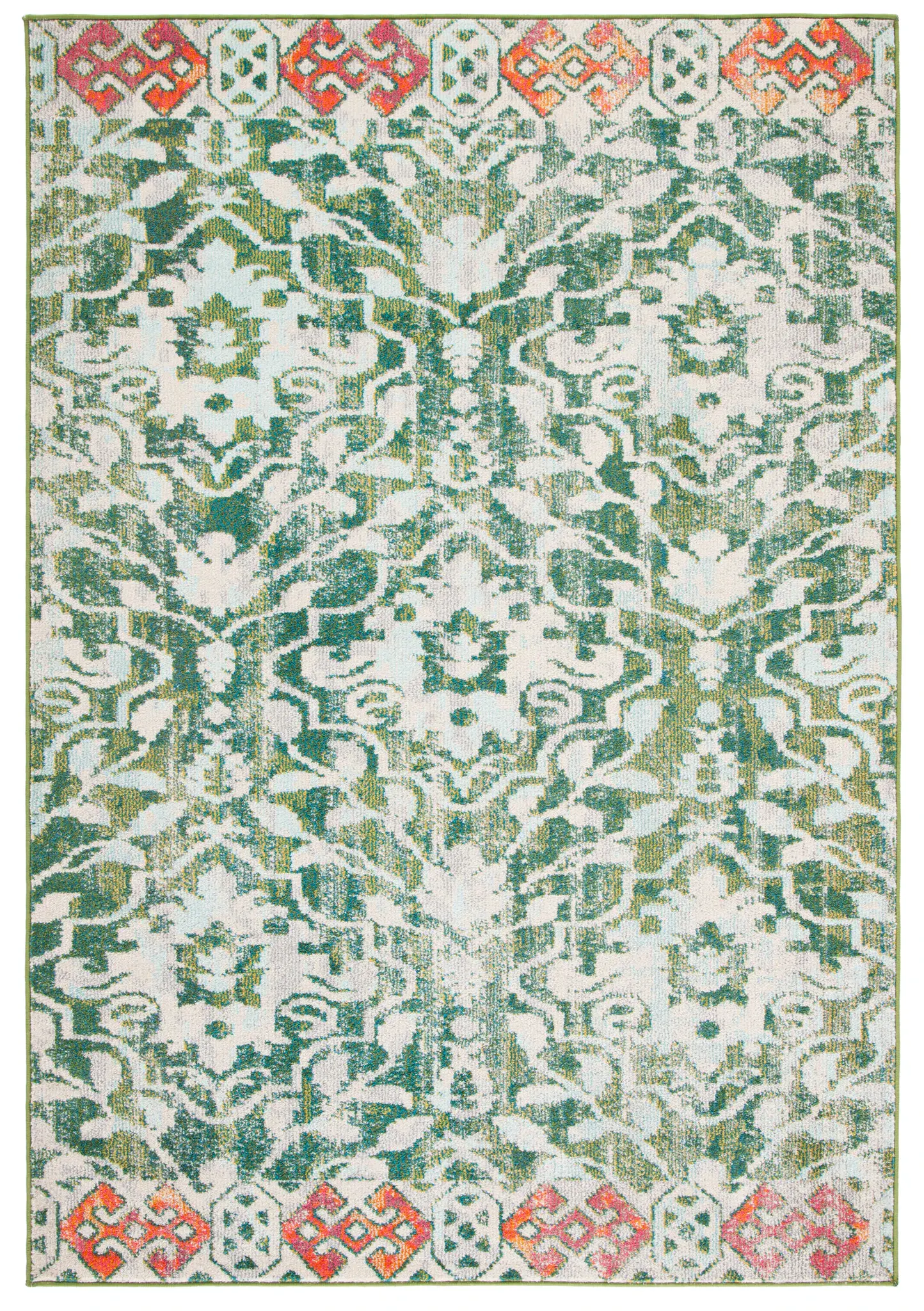 Madison Distressed Damask Rug
