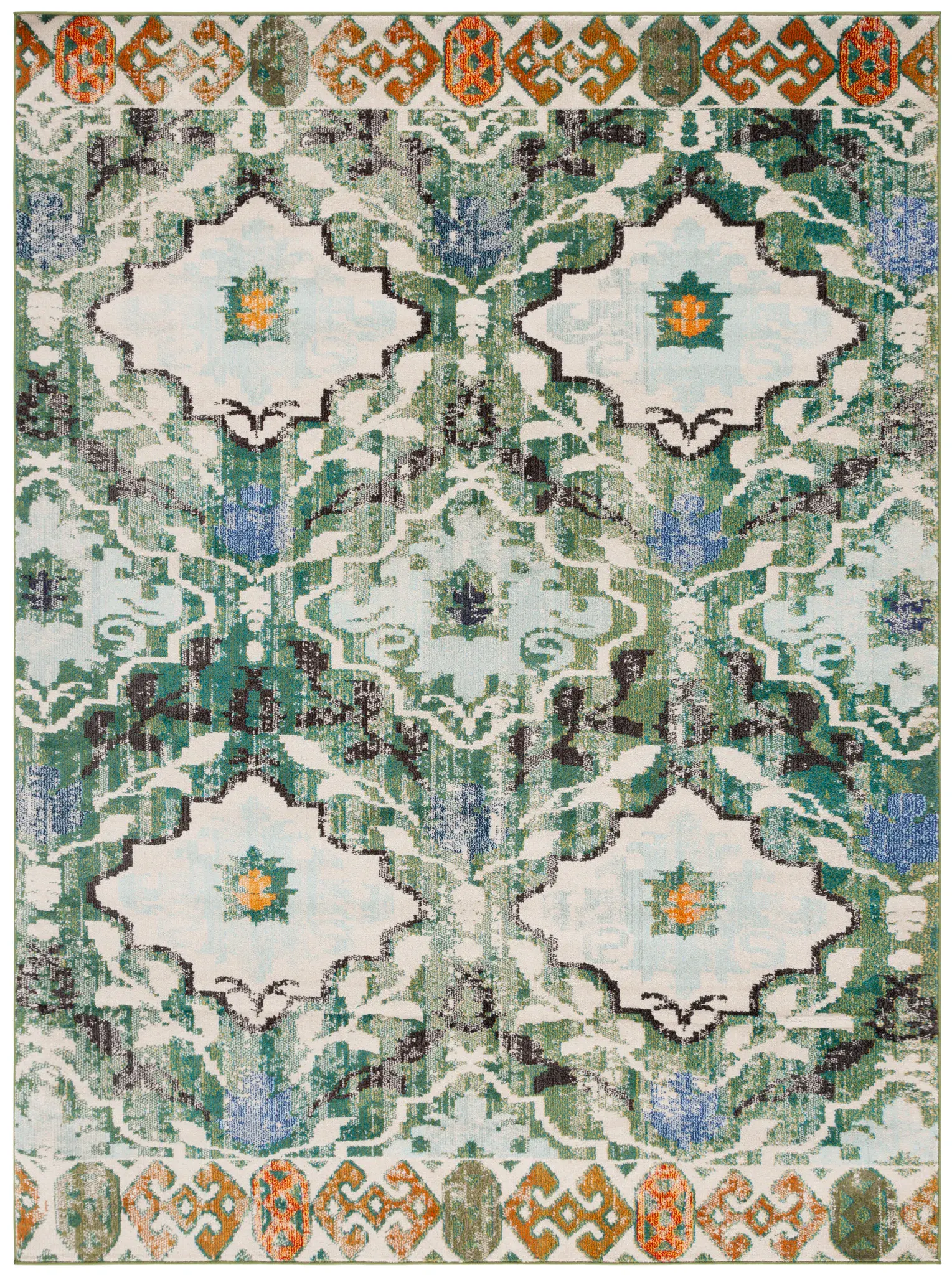 Madison Ikat Trellis Rug
