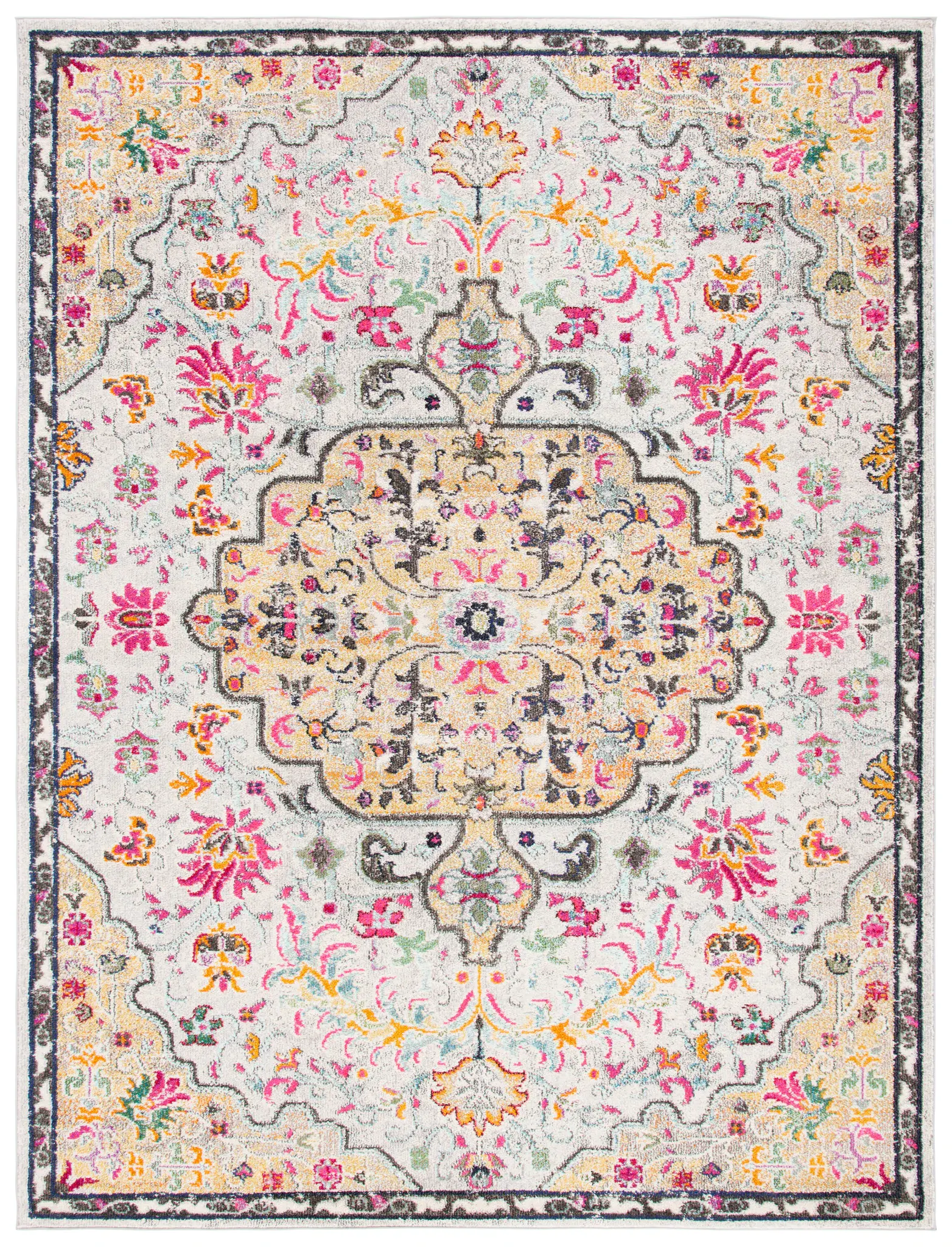 Madison Distressed Medallion Rug