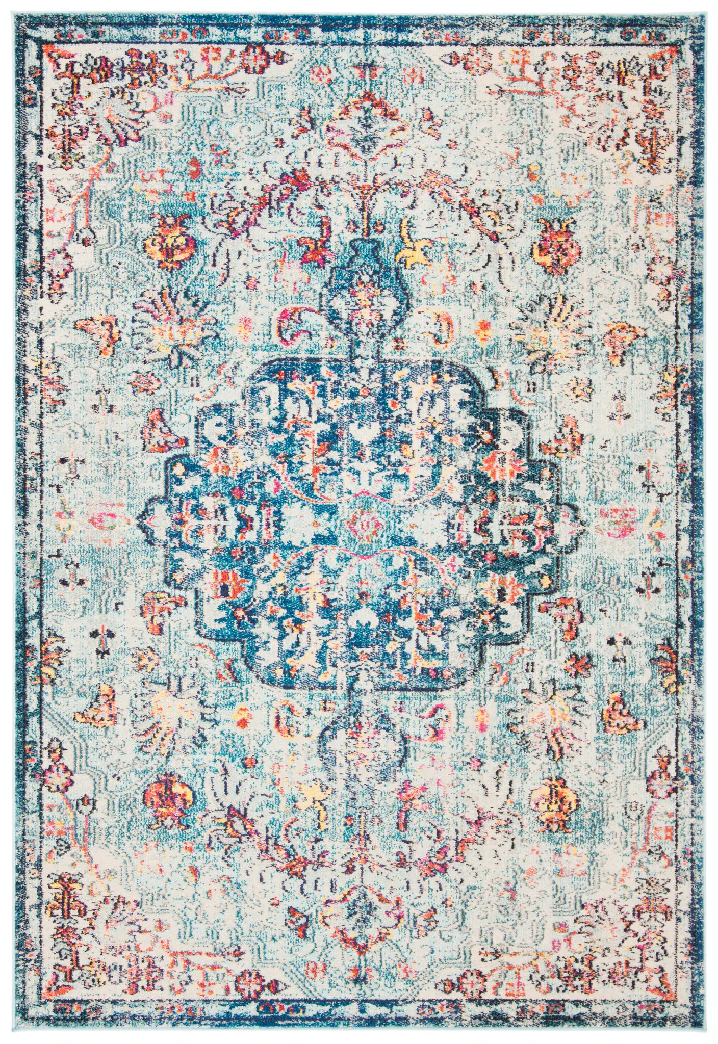 Madison Distressed Medallion Rug